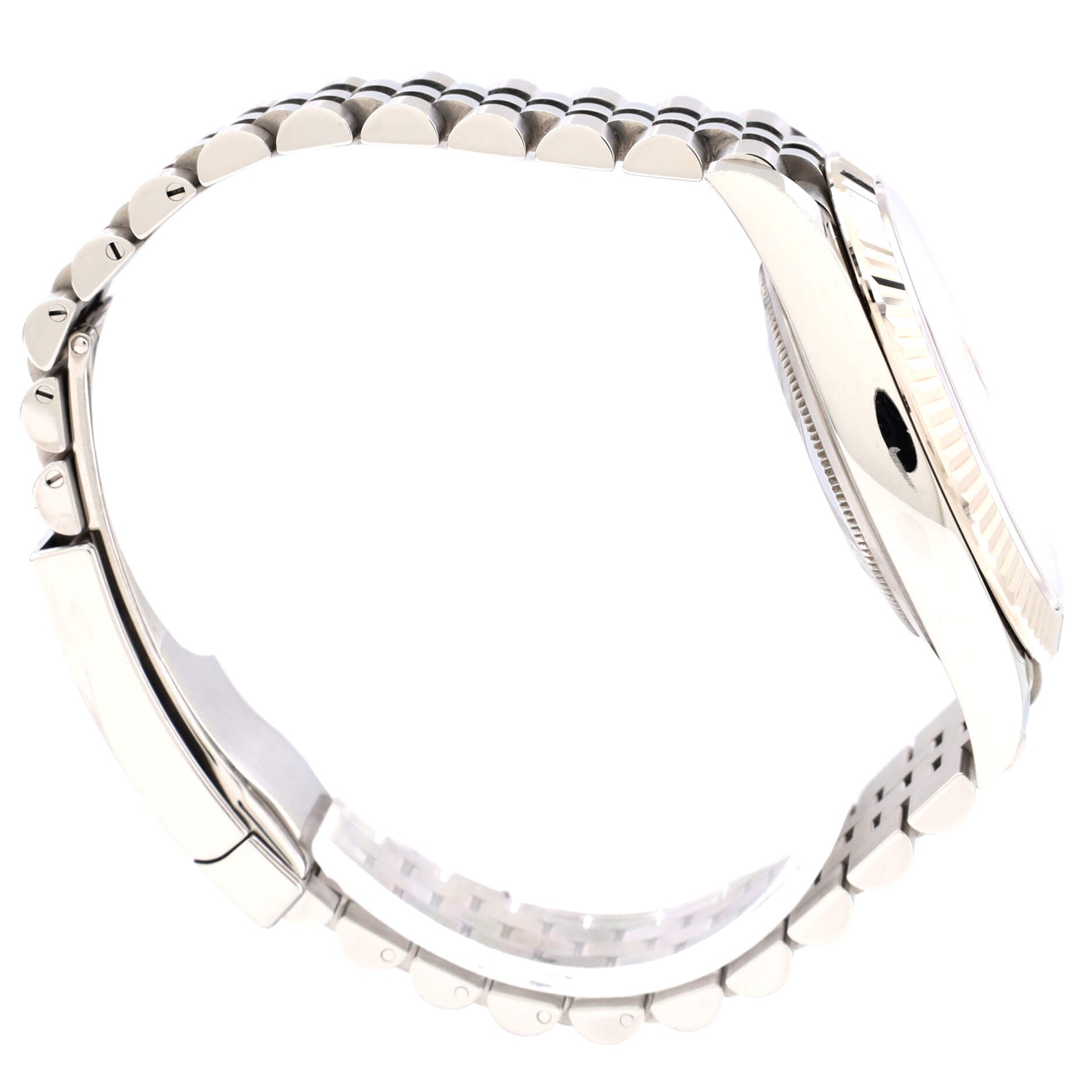 Oyster Perpetual Datejust Automatic Watch Stainless Steel and White Gold 41