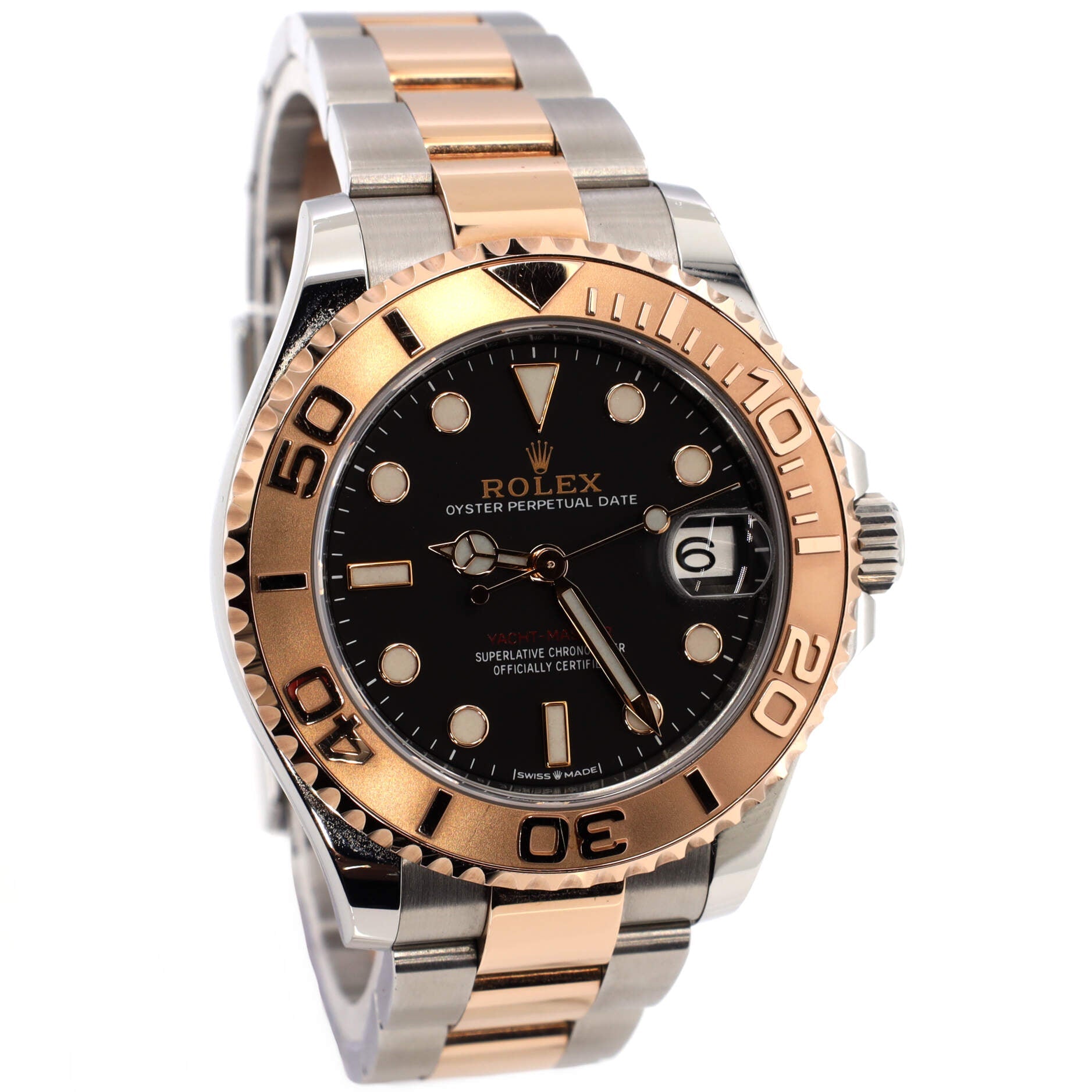 Oyster Perpetual Yacht-Master Automatic Watch Stainless Steel and Rose Gold 37