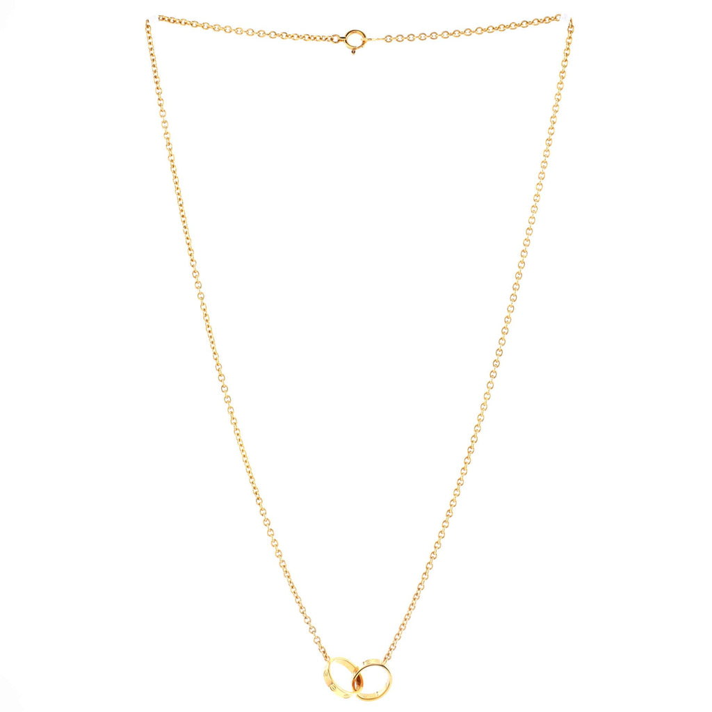 Love Interlocking Necklace 18K Yellow Gold