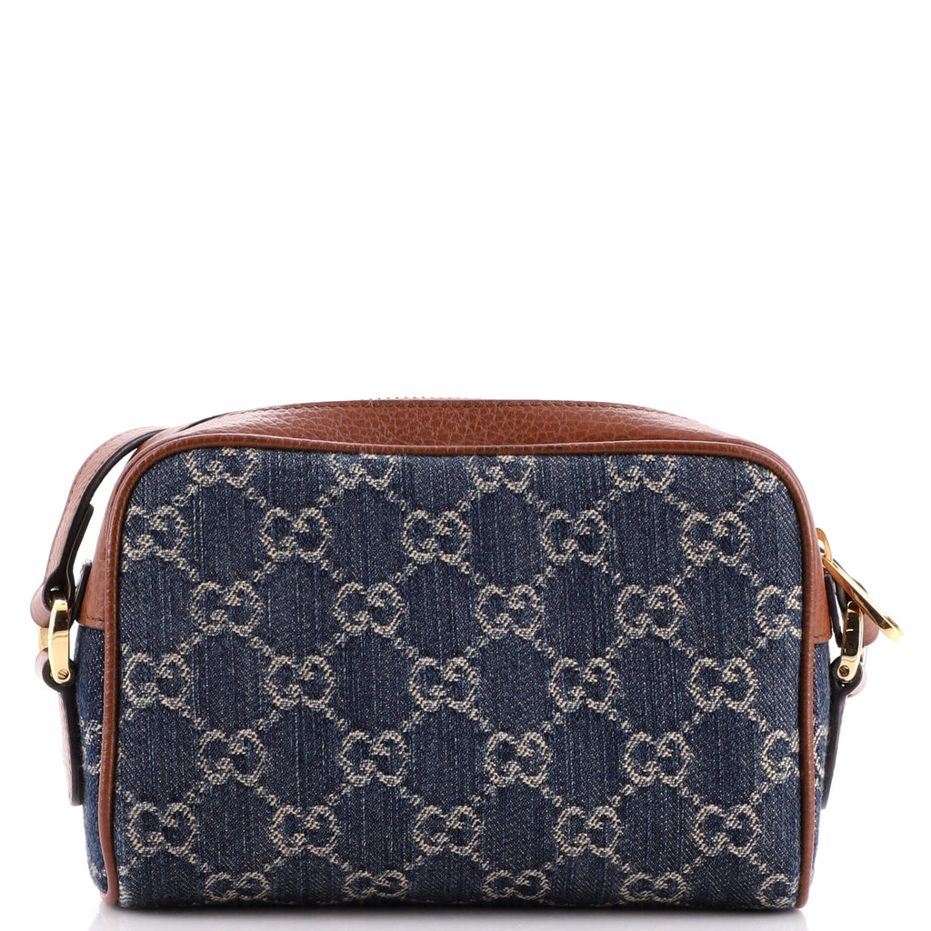 Ophidia Shoulder Bag GG Denim Mini