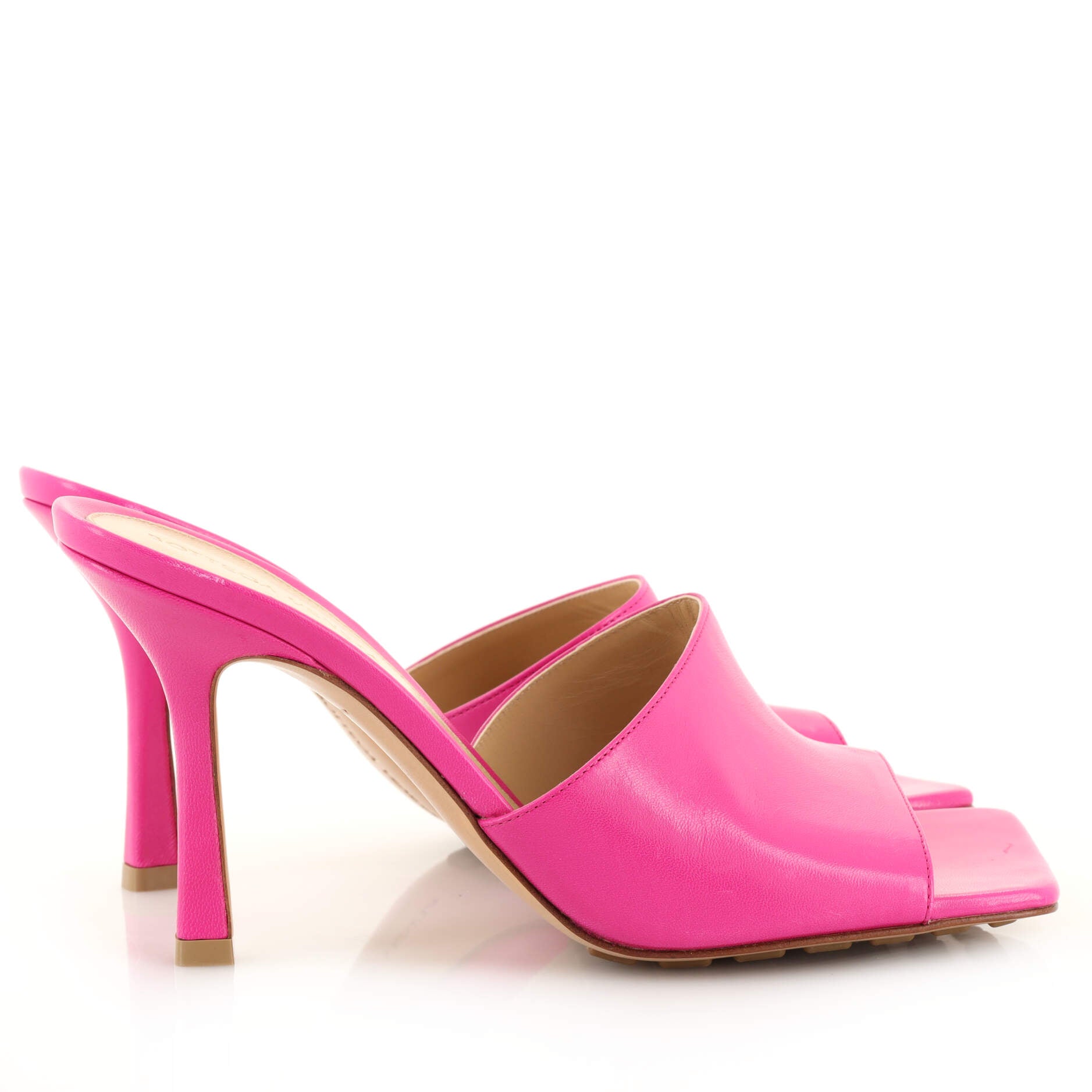 Women's Stretch Mule Sandals Leather 90