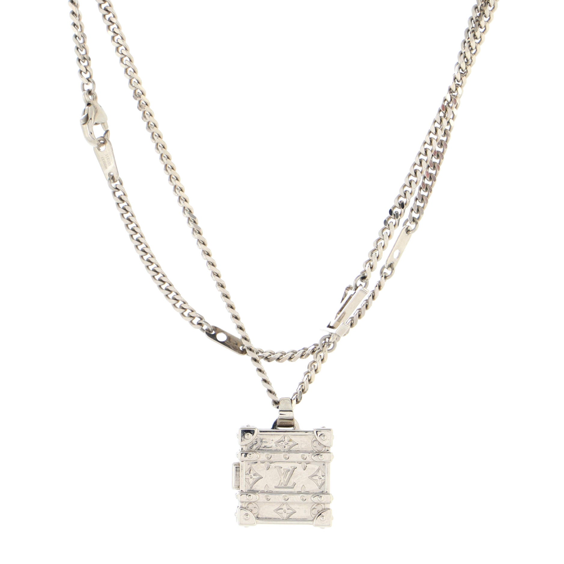 Trunk Locket Pendant Necklace Metal
