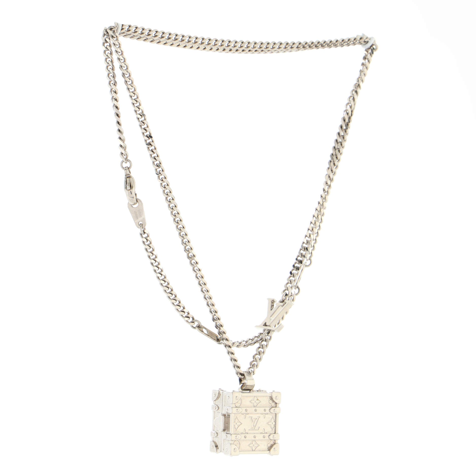 Trunk Locket Pendant Necklace Metal