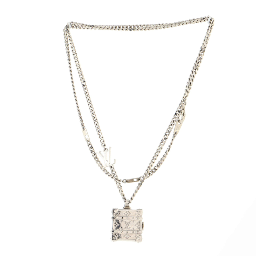 Trunk Locket Pendant Necklace Metal
