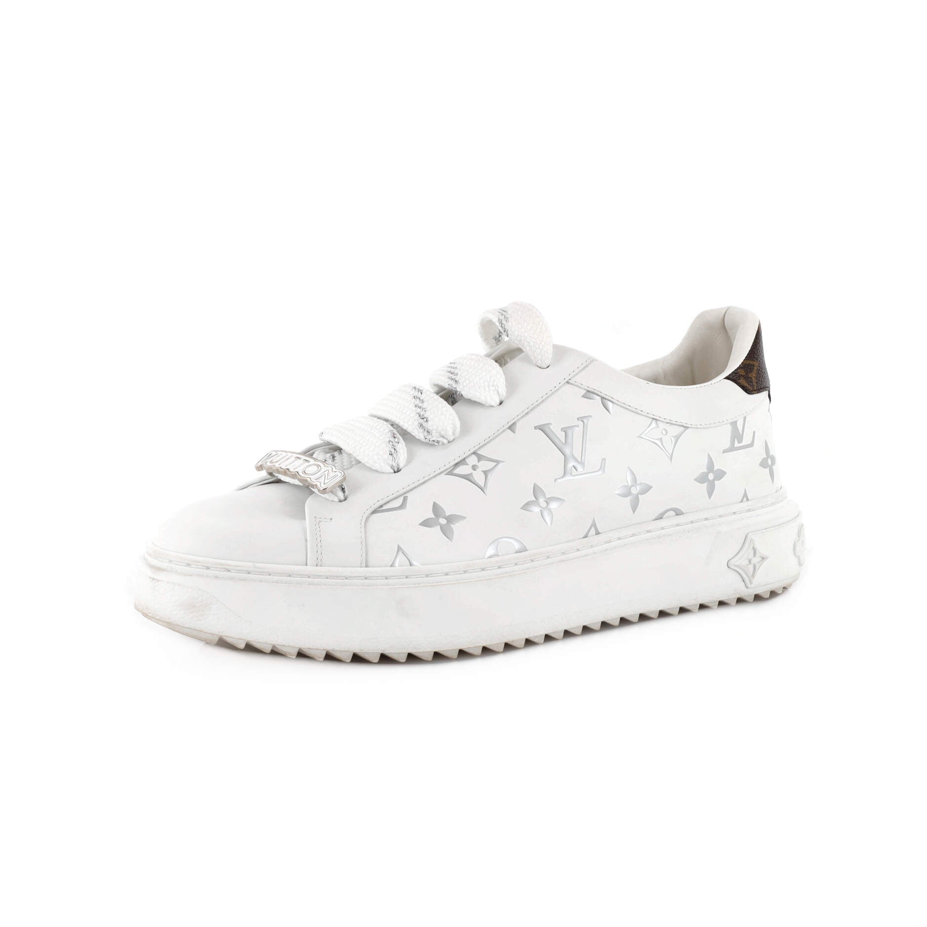 Women's Time Out Sneakers Monogram Print Leather