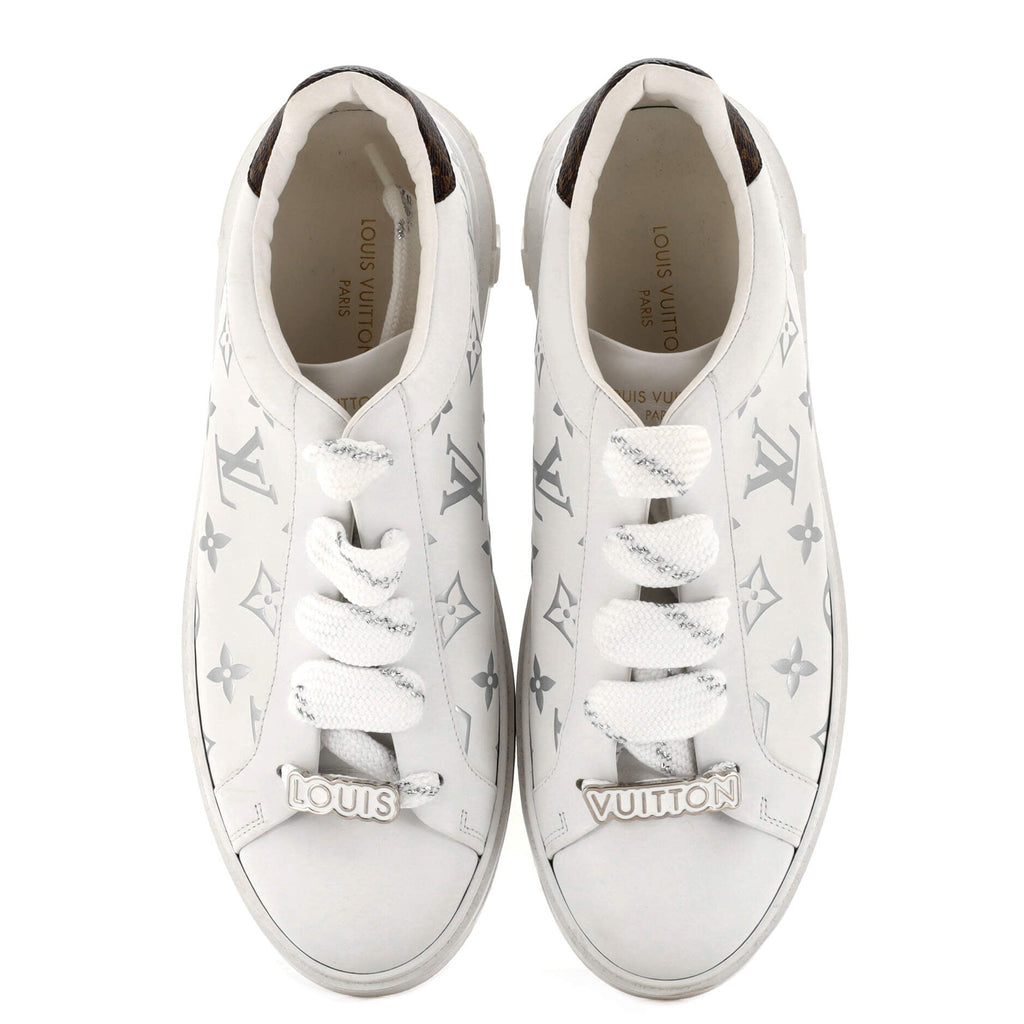 Women's Time Out Sneakers Monogram Print Leather
