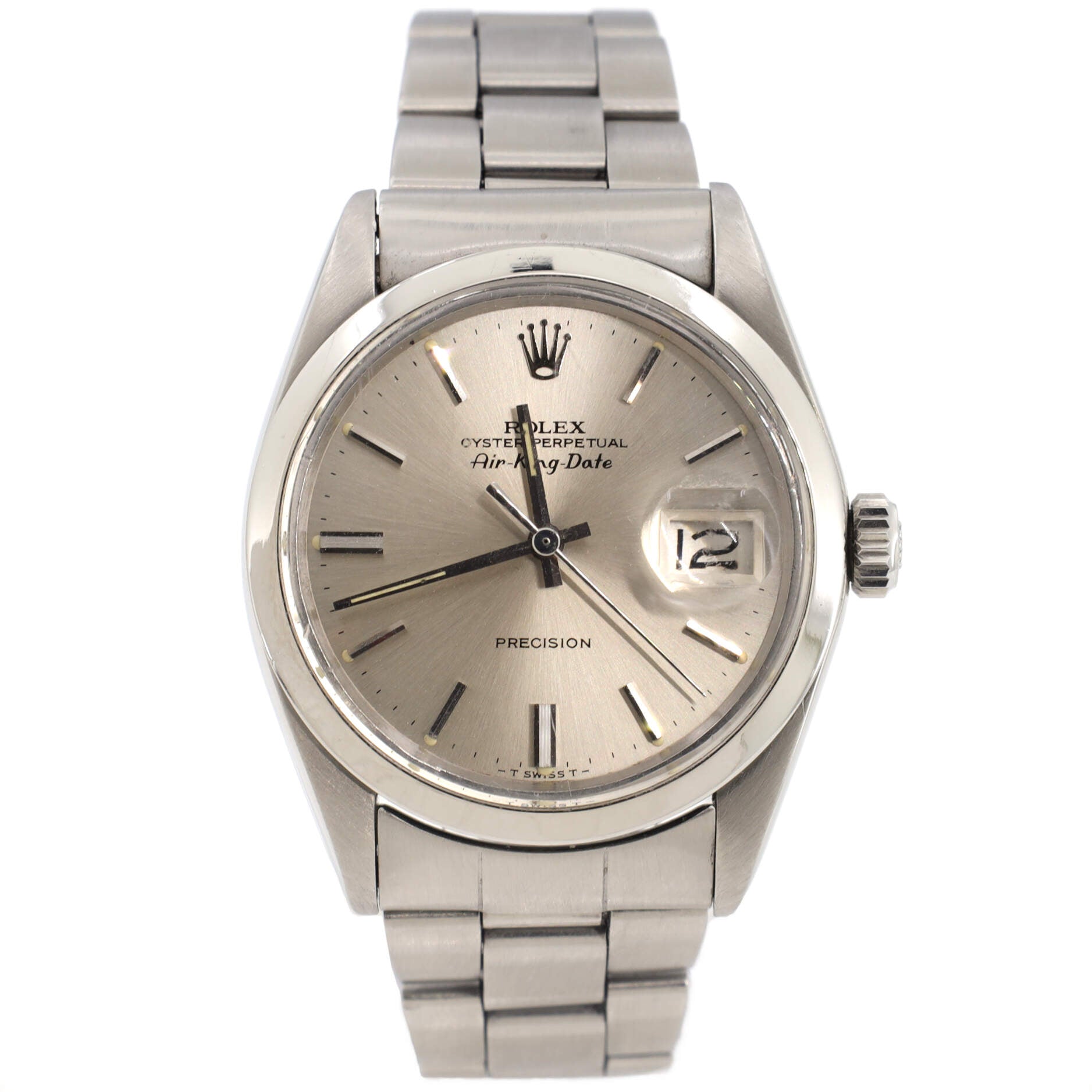 Air King Date Oyster Perpetual Automatic Watch Stainless Steel 34