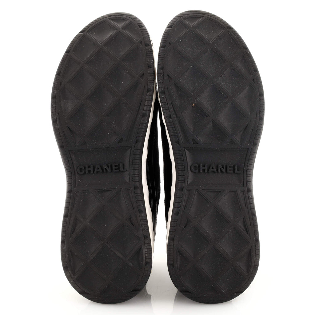 Women's CC Cap Toe Logo Sneakers Suede and Mixed Fibers