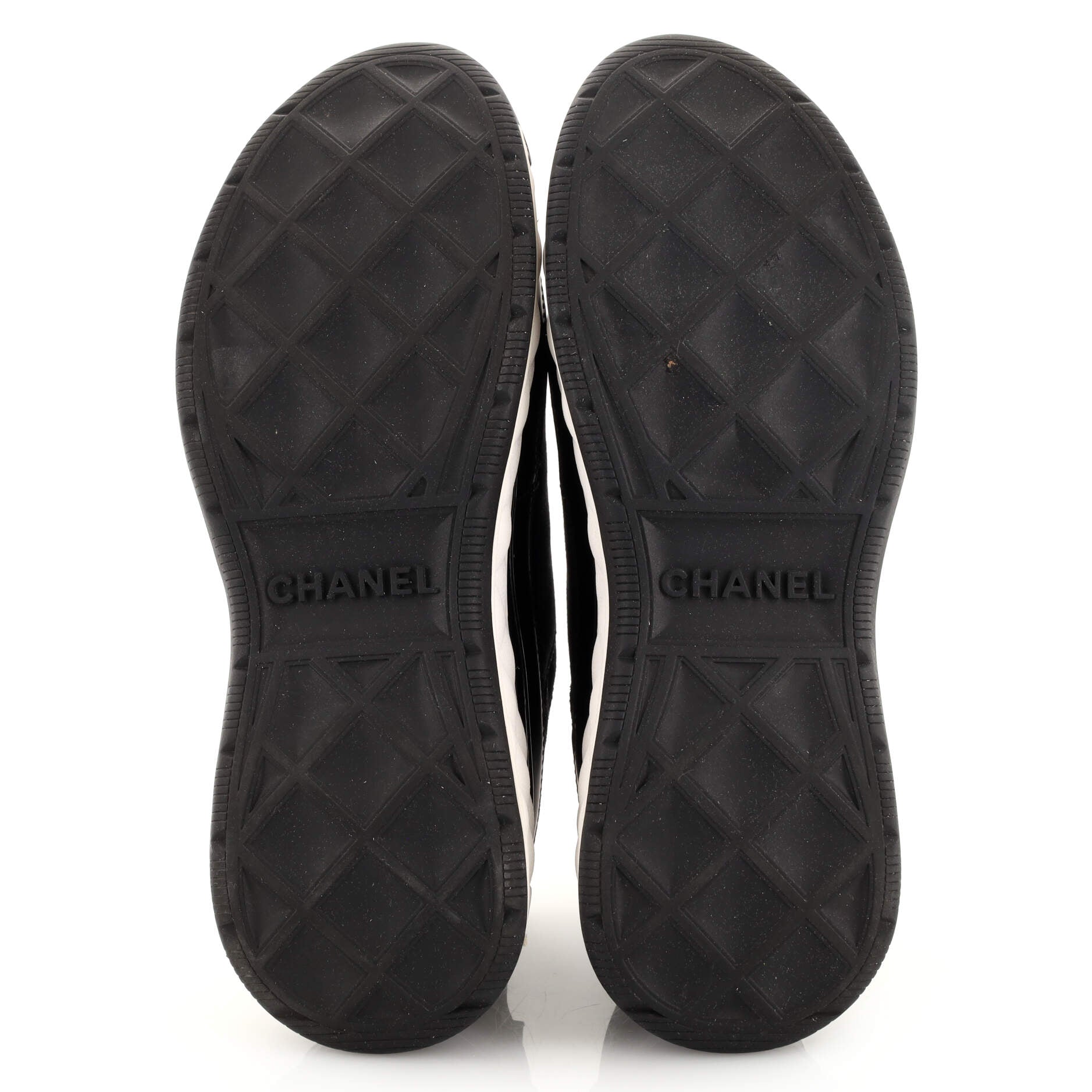 Women's CC Cap Toe Logo Sneakers Suede and Mixed Fibers