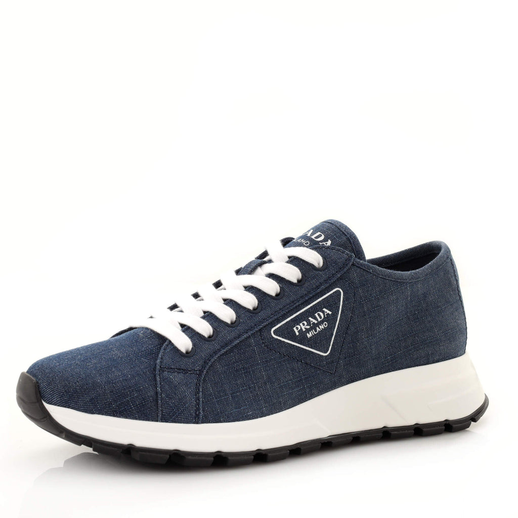 Triangle Logo Sneakers Denim