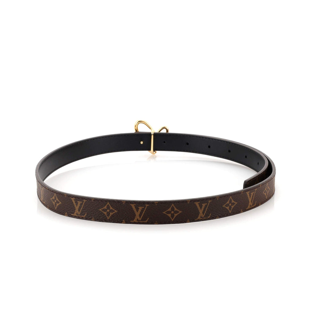 Fall in Love Reversible Belt Monogram Canvas and Leather Thin 80