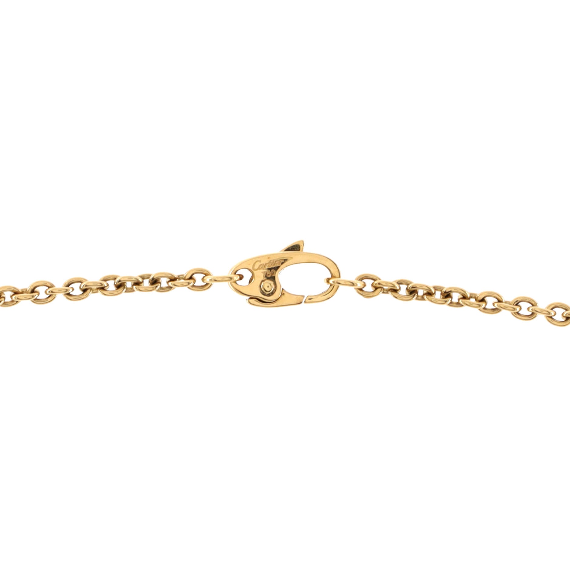 Baby Trinity Drop Pendant Necklace 18K Tricolor Gold