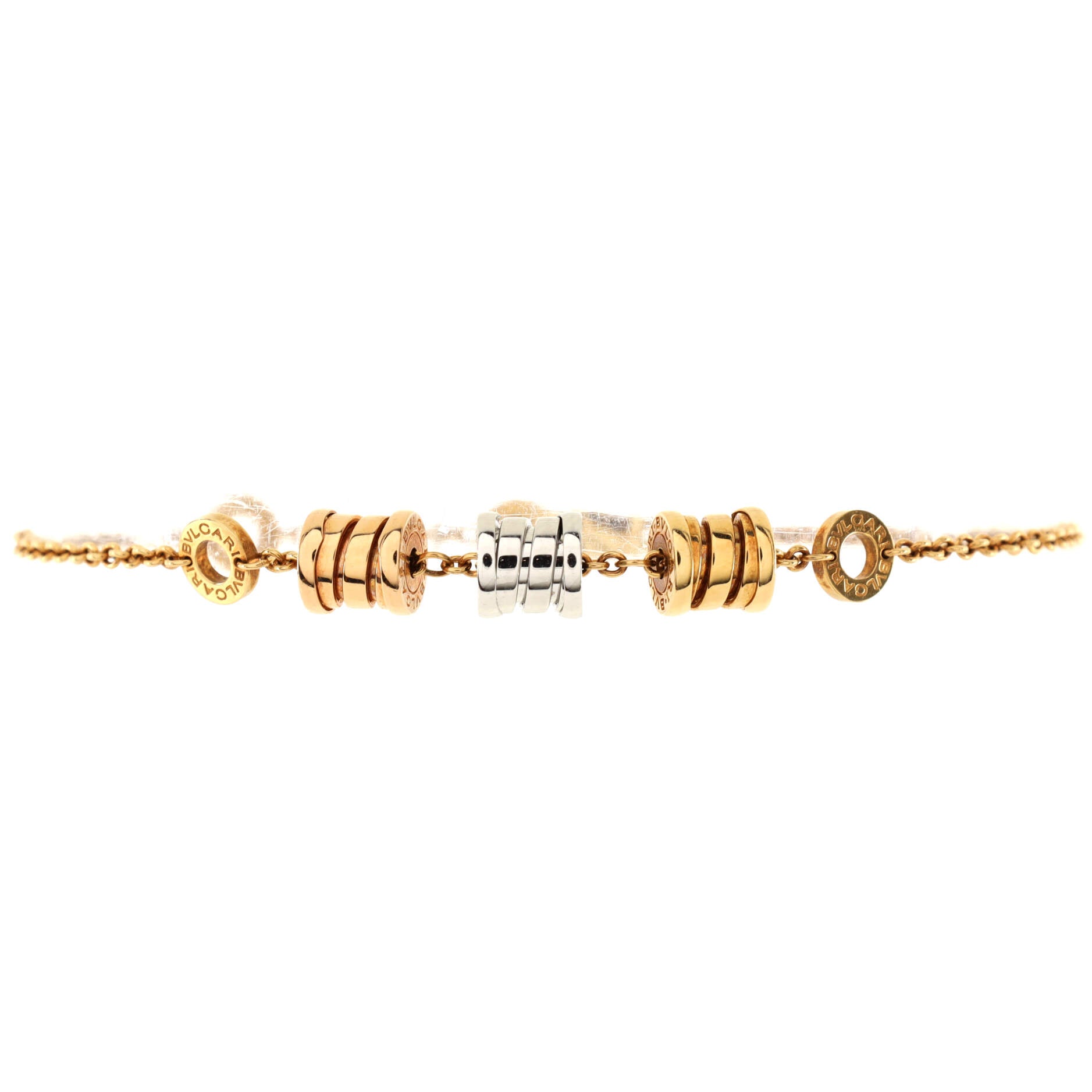 B.Zero1 Element Soft Station Bracelet 18K Tricolor Gold