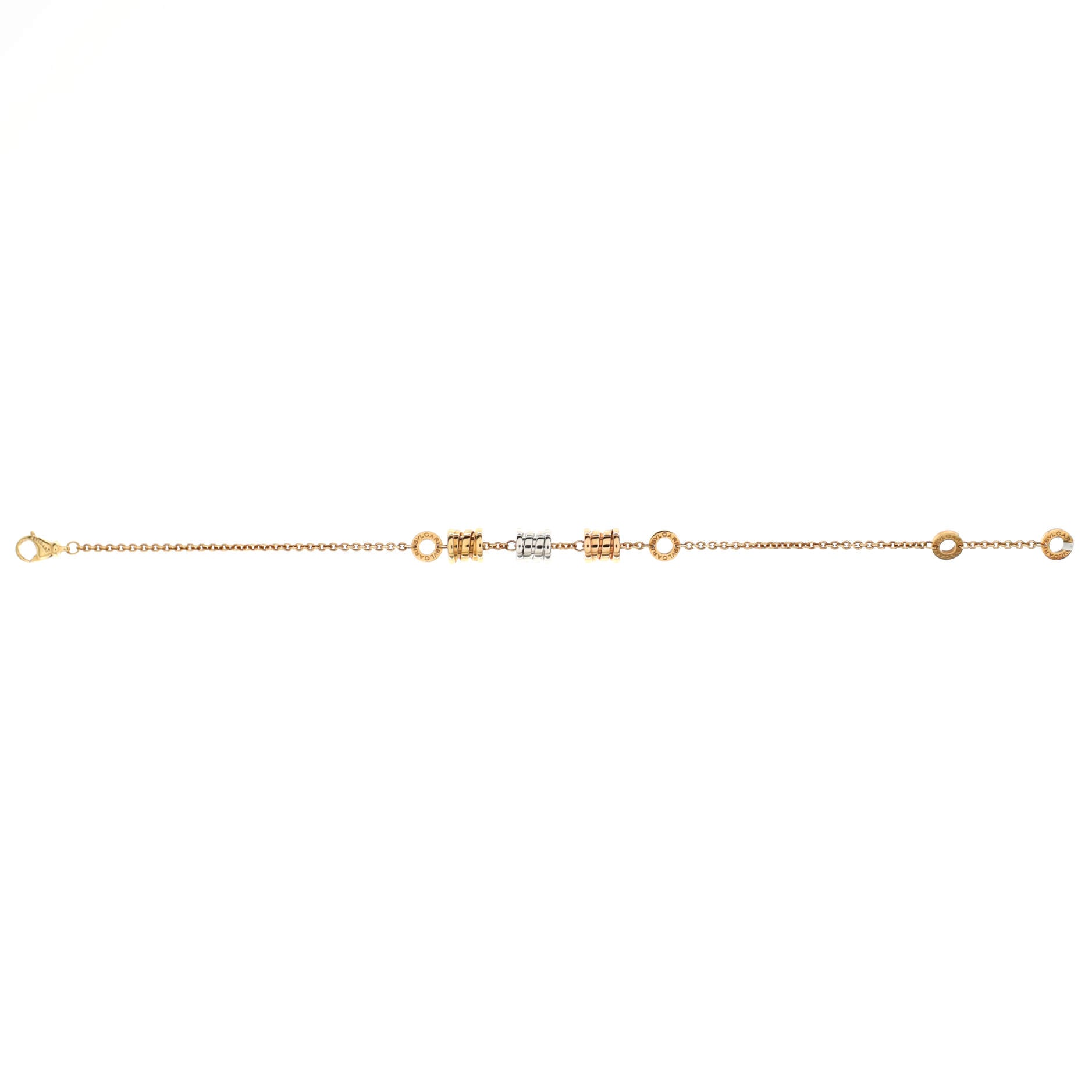 B.Zero1 Element Soft Station Bracelet 18K Tricolor Gold