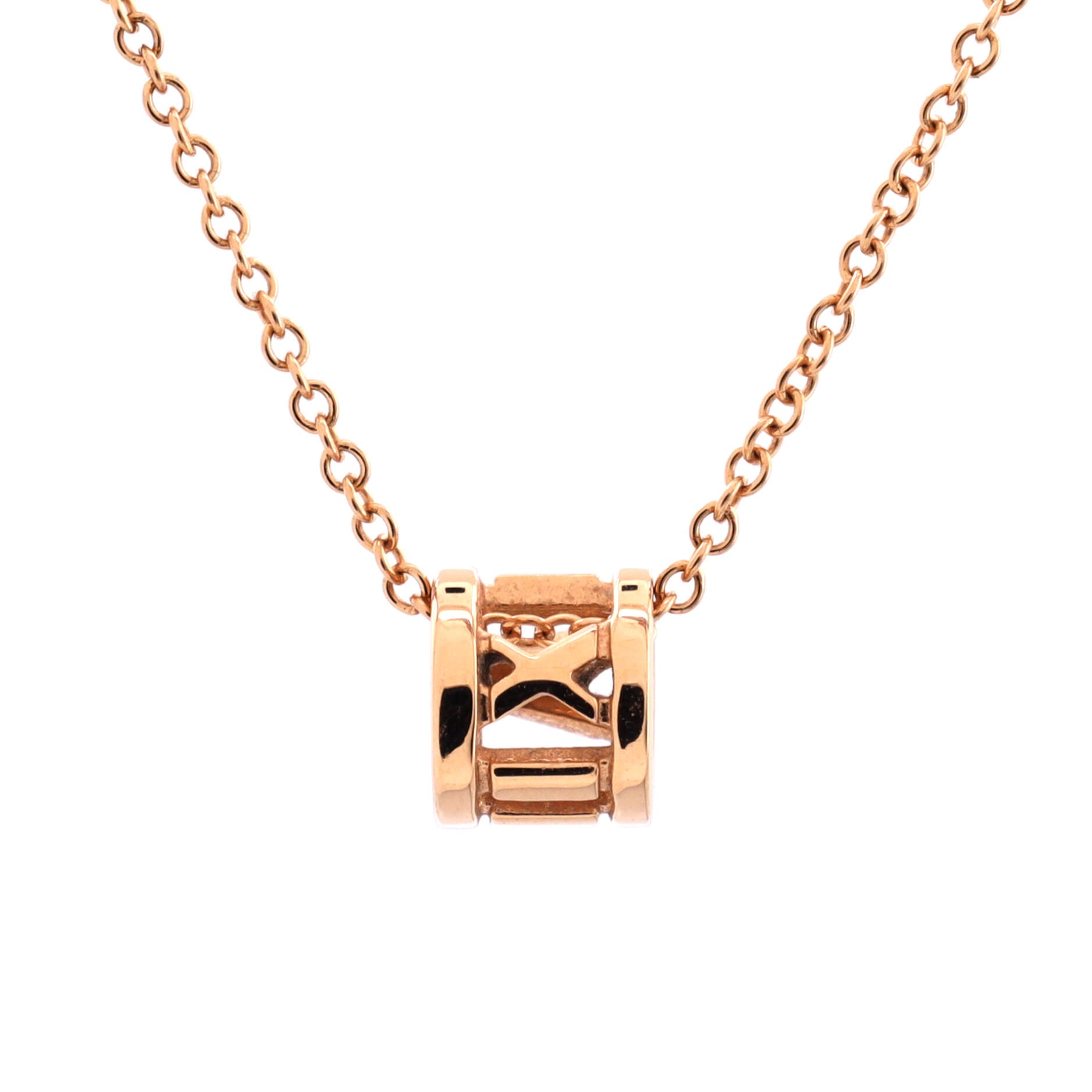 Atlas Open Pendant Necklace 18K Yellow Gold