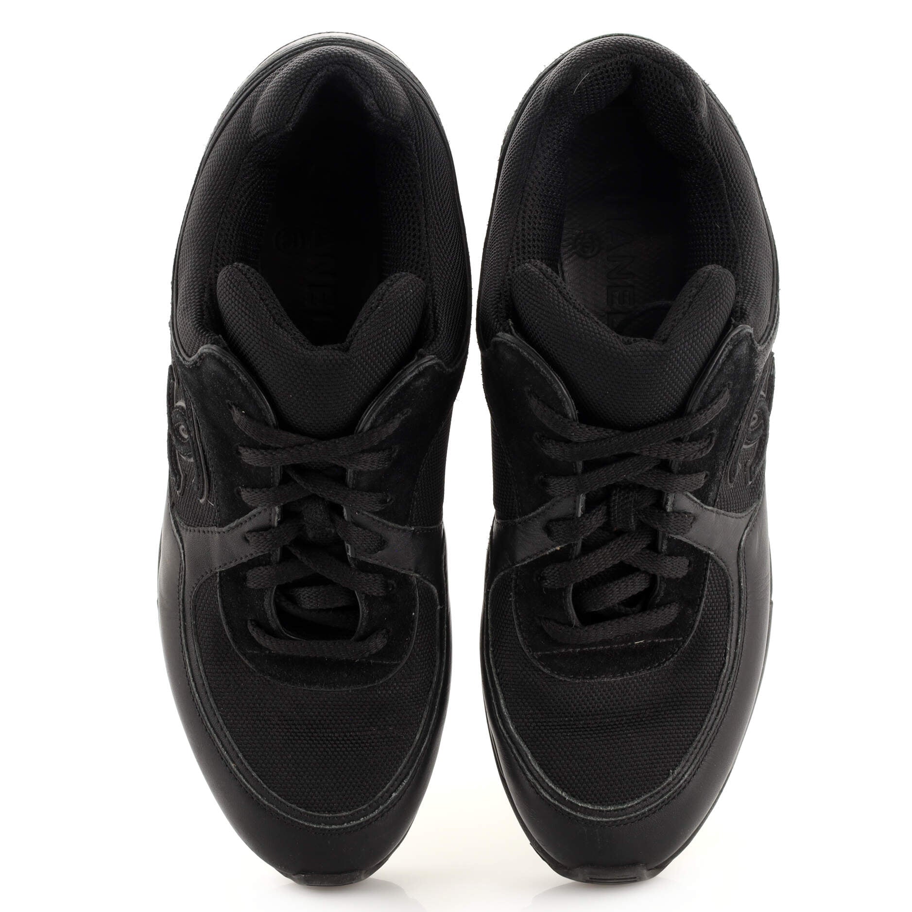 Women's CC Low-Top Sneakers Leather and Mesh