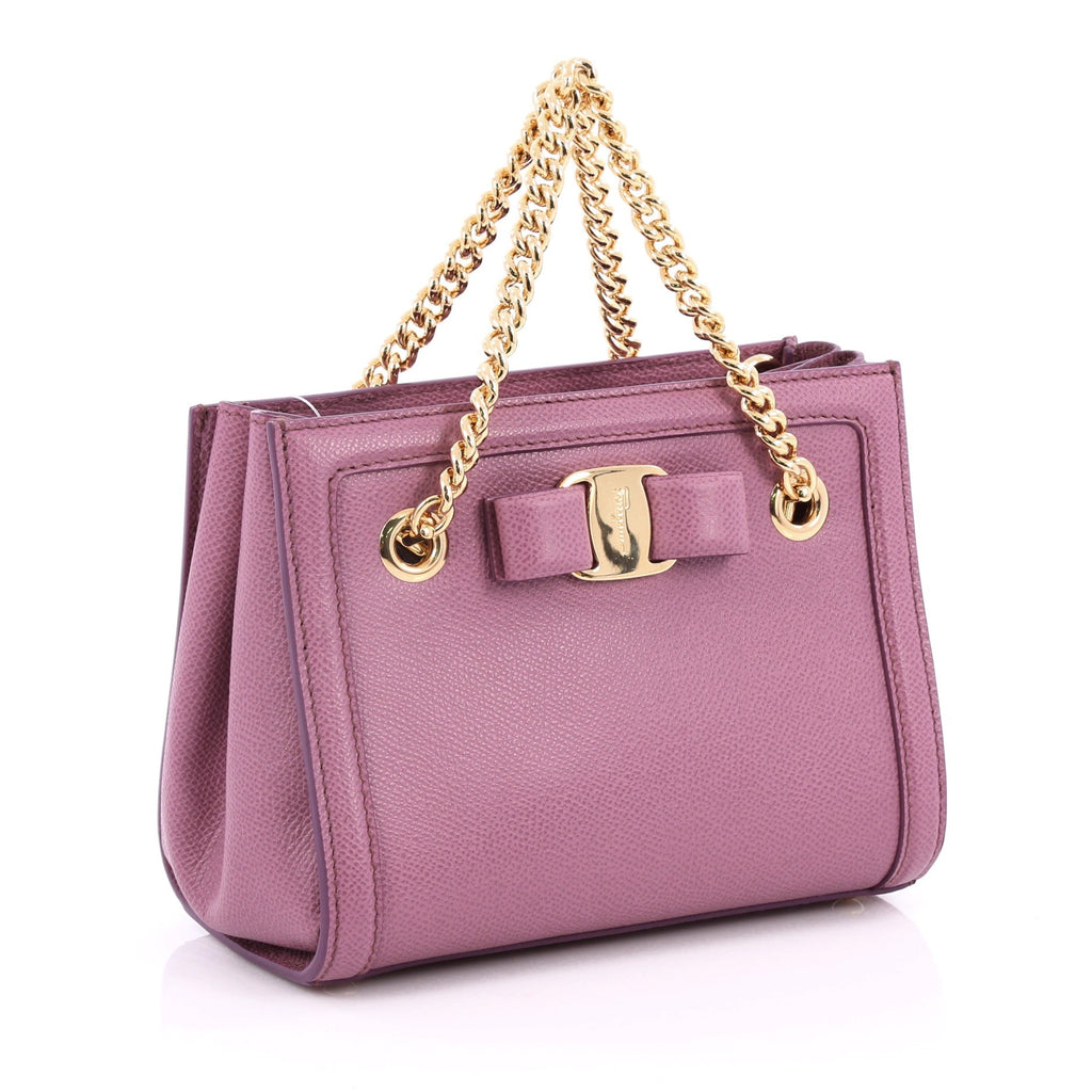 Miss Vara Bow Shoulder Bag Leather Mini