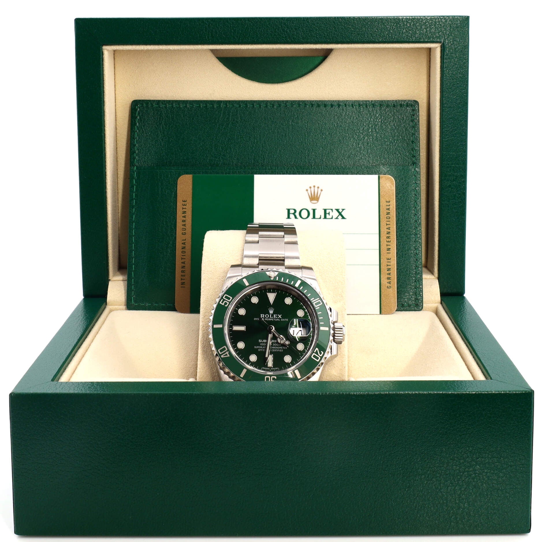 Oyster Perpetual Submariner Hulk Date Automatic Watch Stainless Steel and Cerachrom 40