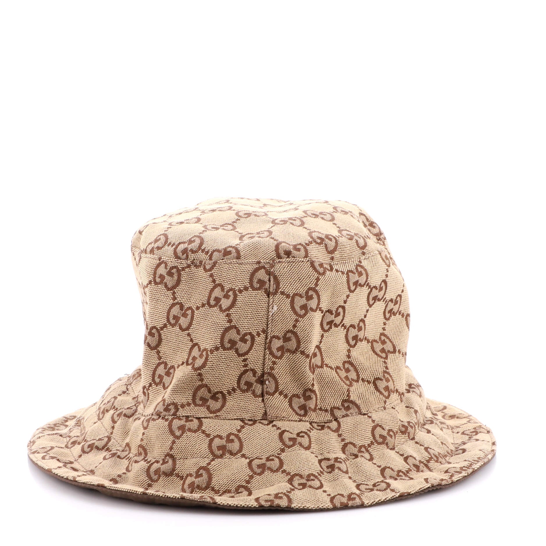 Reversible Bucket Hat GG Canvas and Nylon