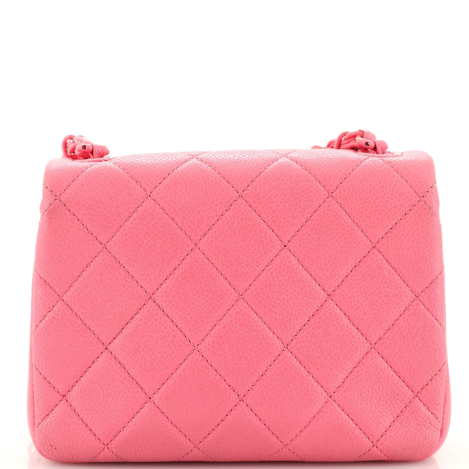 Incognito Square Flap Bag Quilted Caviar Mini