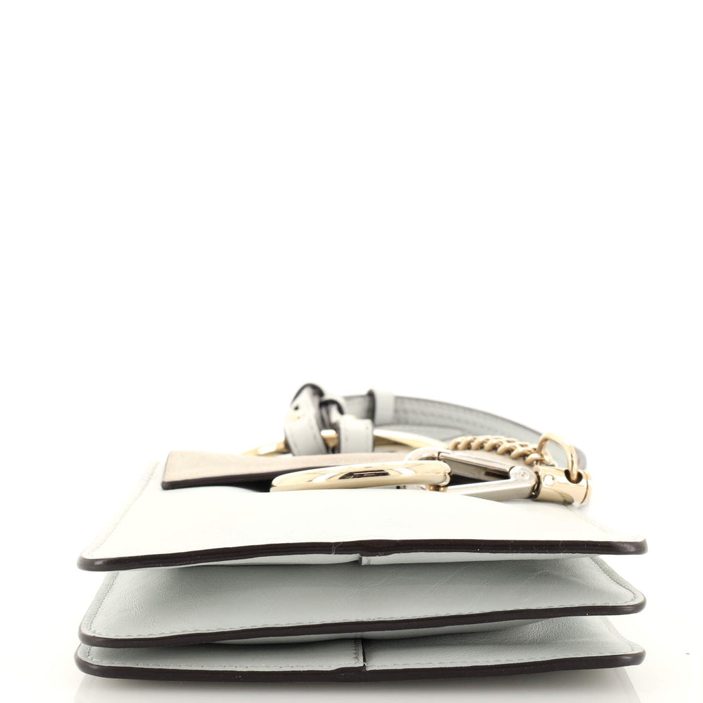 Faye Bracelet Crossbody Bag Leather and Suede Mini