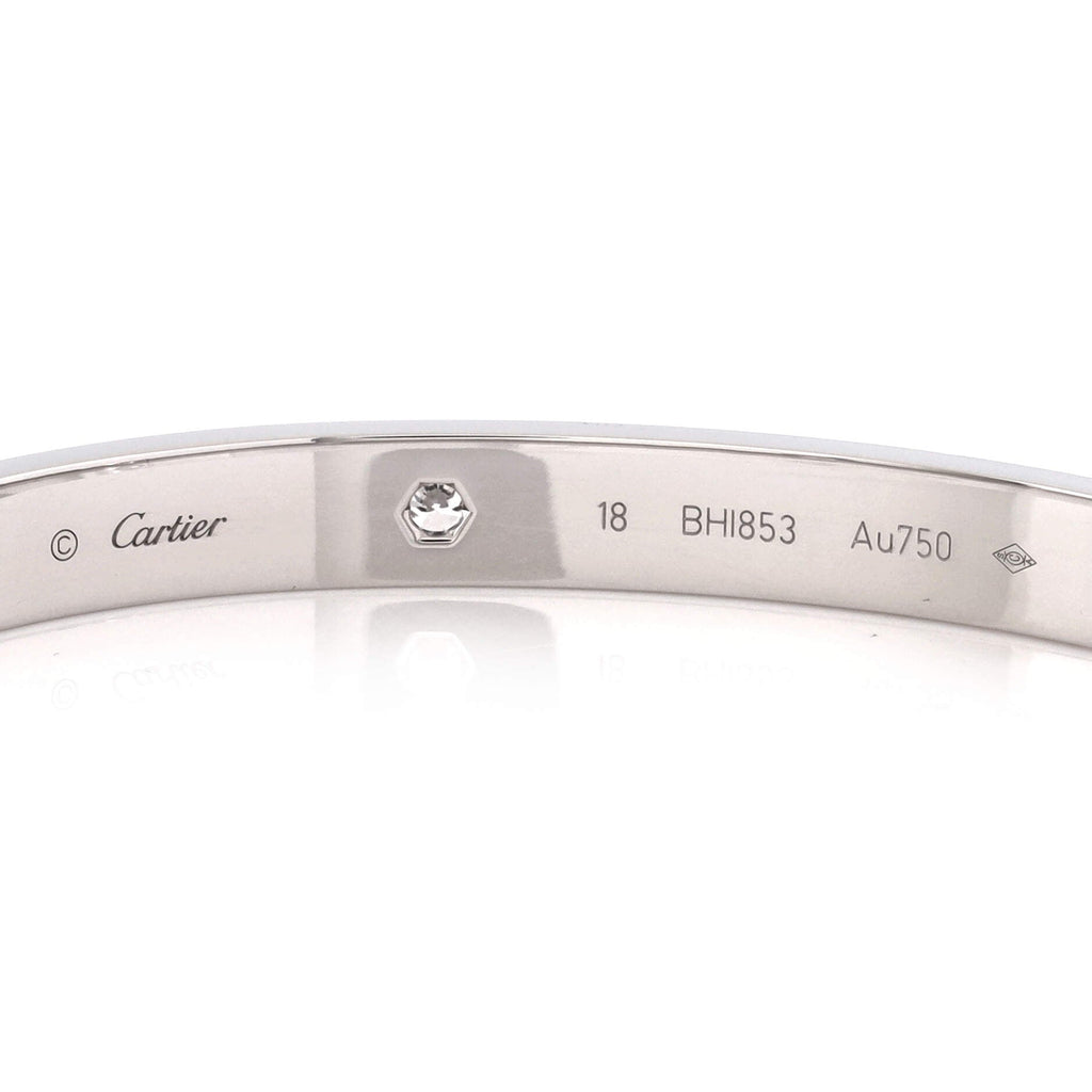 Love 4 Diamond Bracelet 18K White Gold and Diamonds