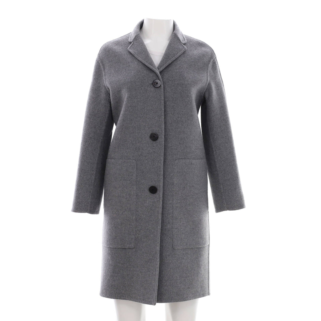 Women's Double Pocket Button Up Coat Cashmere