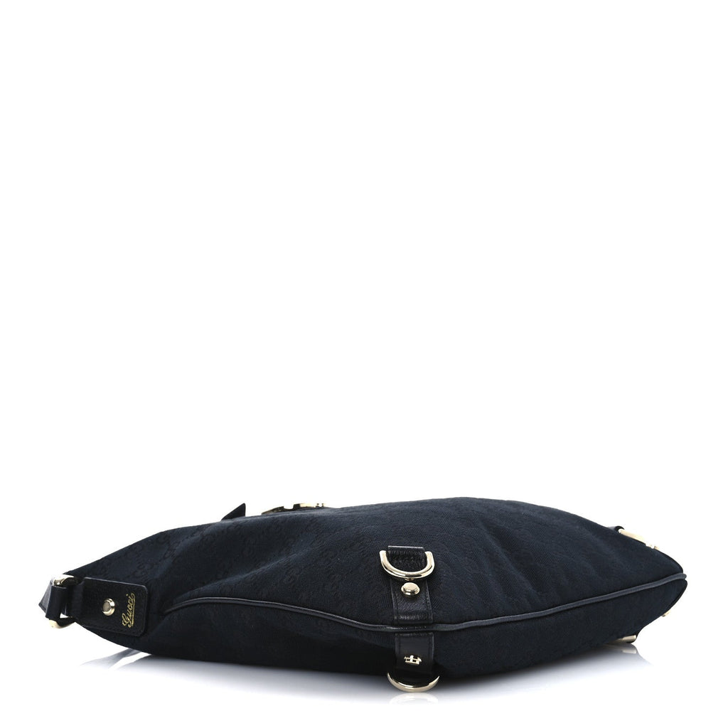 Monogram Abbey Messenger Bag Black