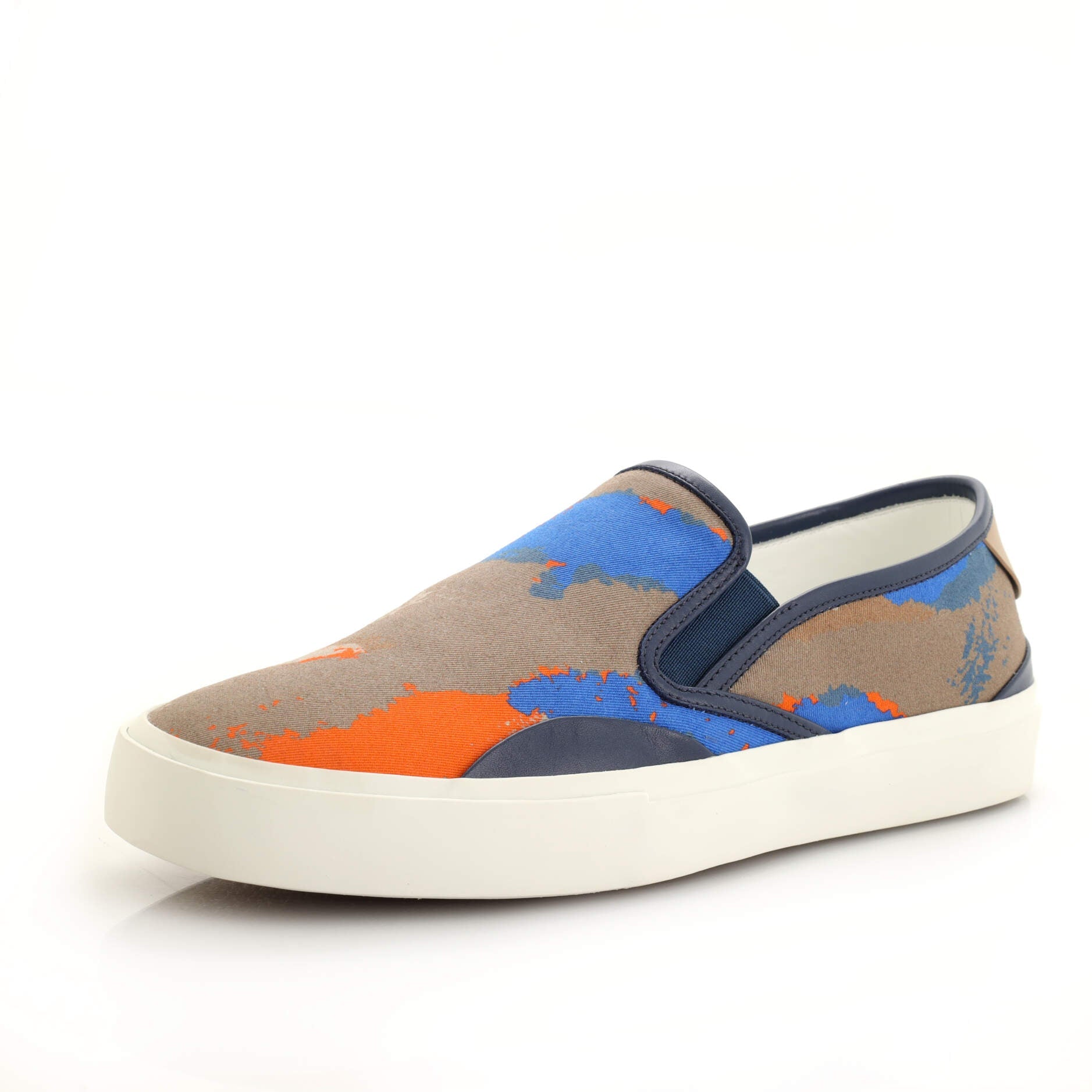Slip On Sneakers Camo Canvas