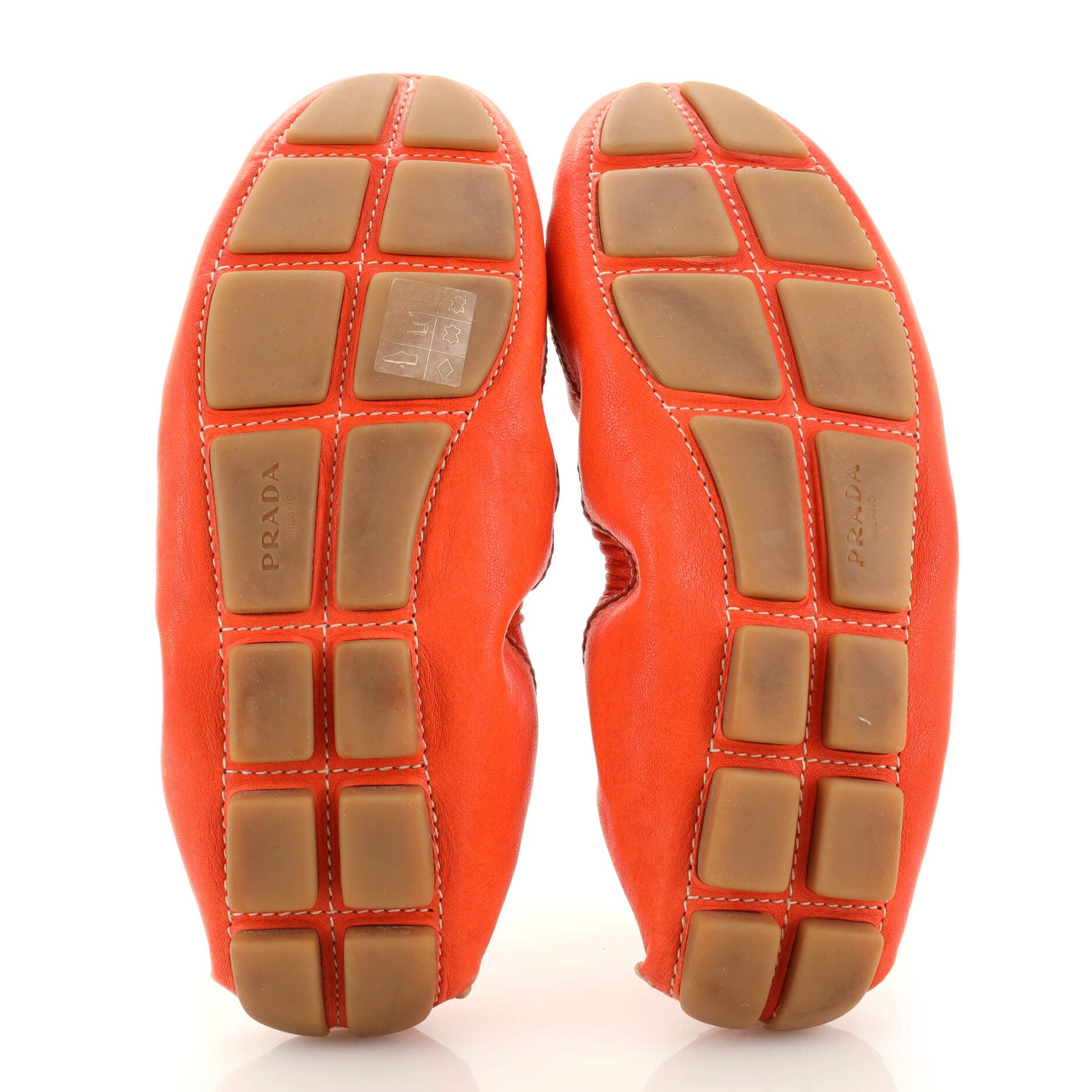 Women's Logo Driving Loafers Leather