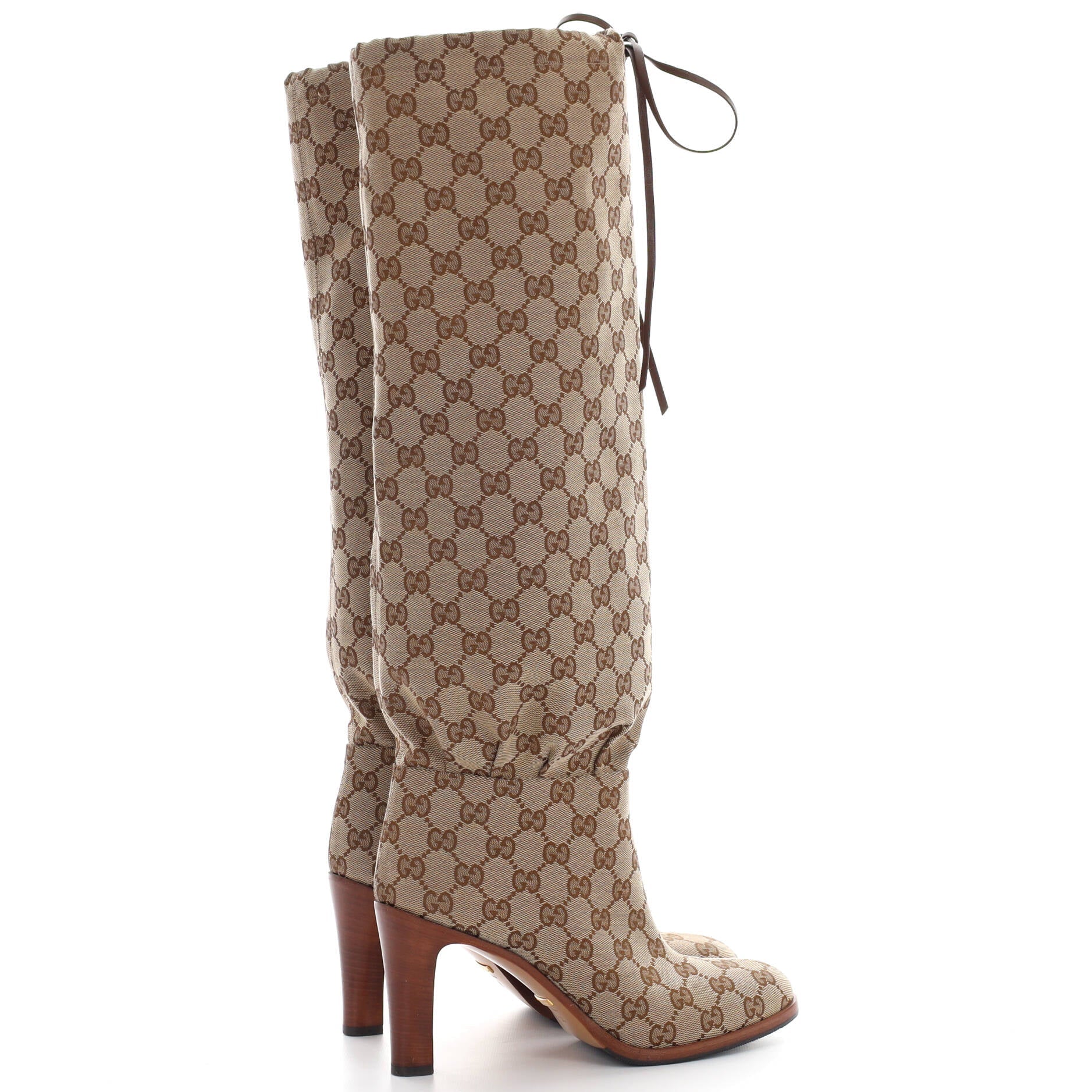 Women's Lisa Knee High Boots GG Canvas