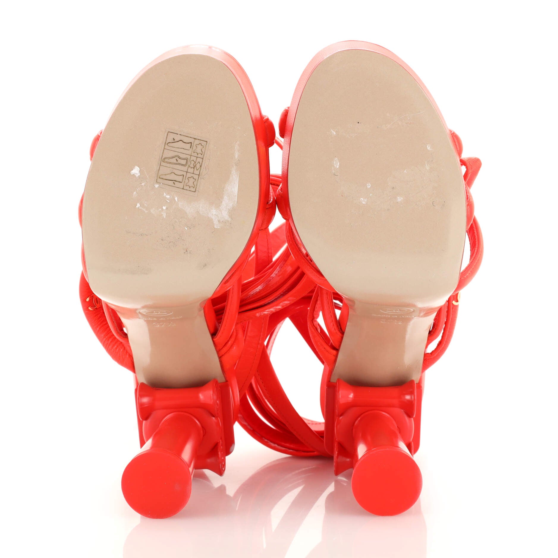 Women's CC Parthenon Platform Heel Sandals Leather