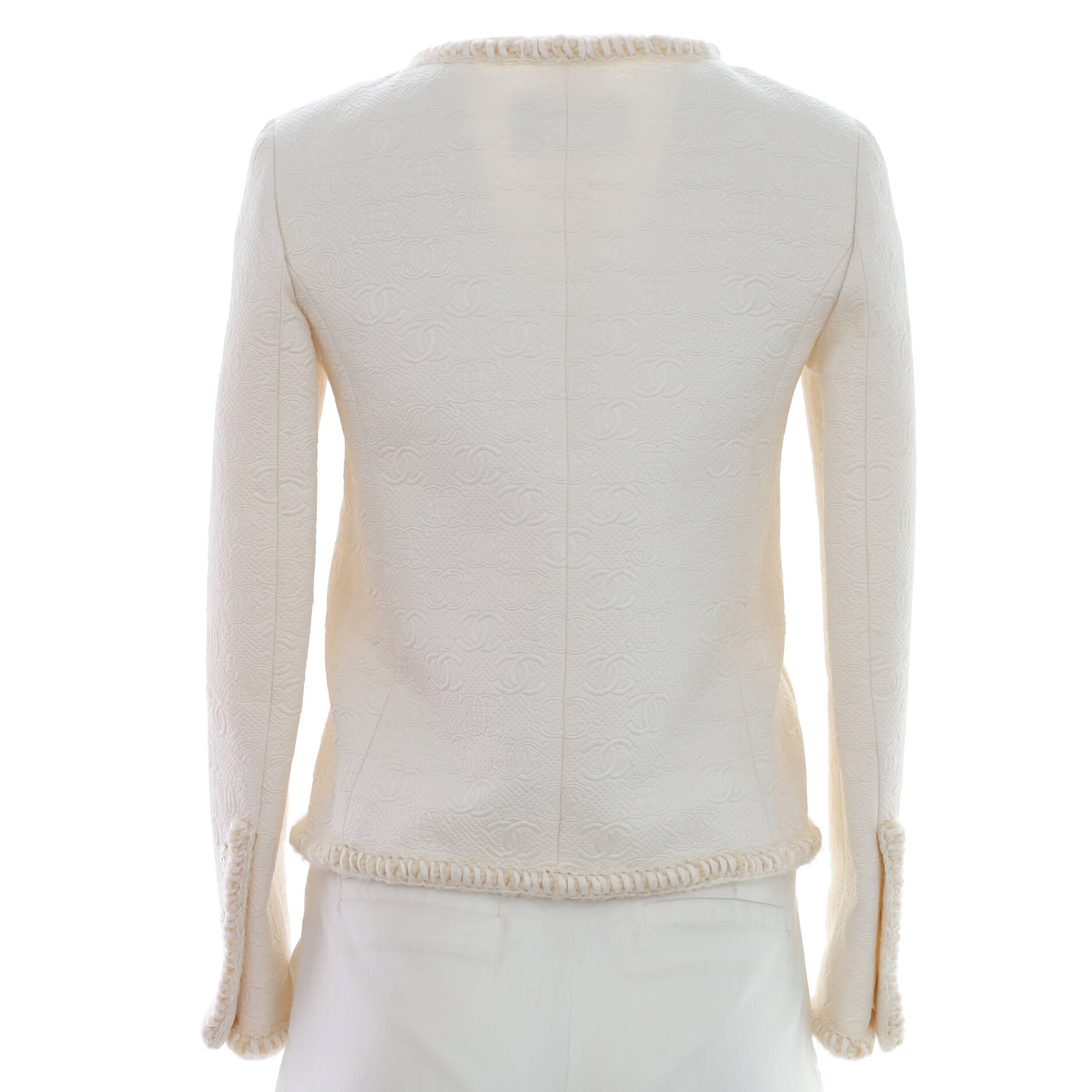 Women's CC Embossed Four Pocket Jacket Tweed