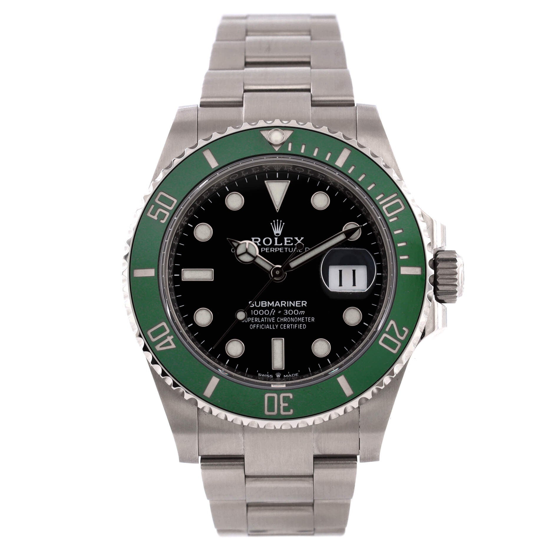Oyster Perpetual Submariner Starbucks Date Automatic Watch Stainless Steel and Cerachrom 41