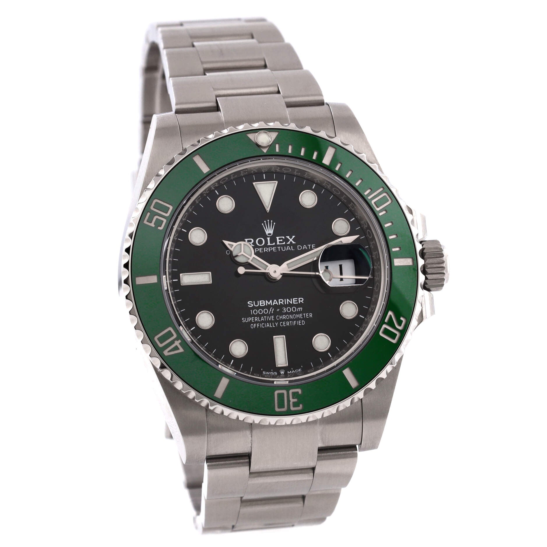 Oyster Perpetual Submariner Starbucks Date Automatic Watch Stainless Steel and Cerachrom 41