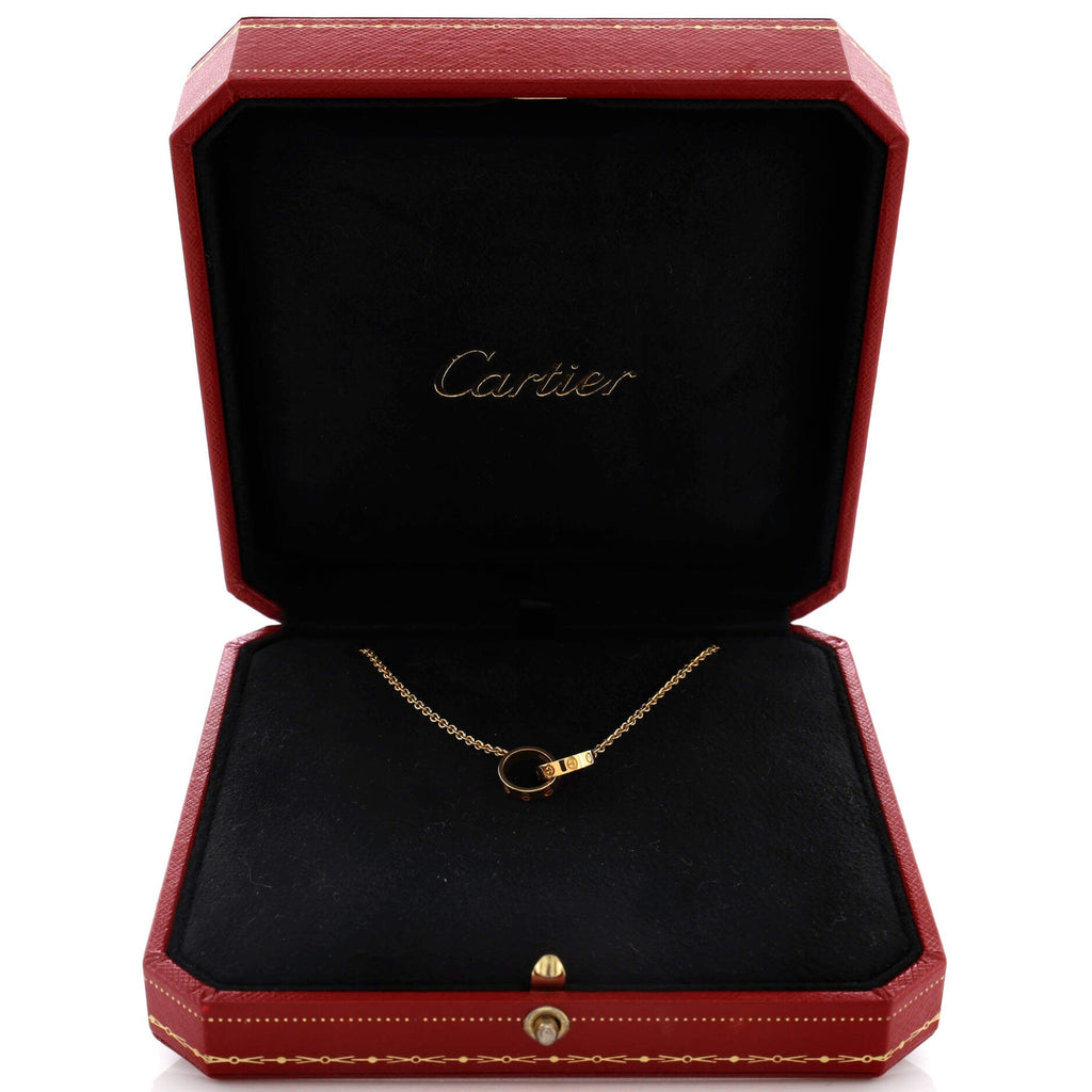 Love Interlocking Necklace 18K Yellow Gold