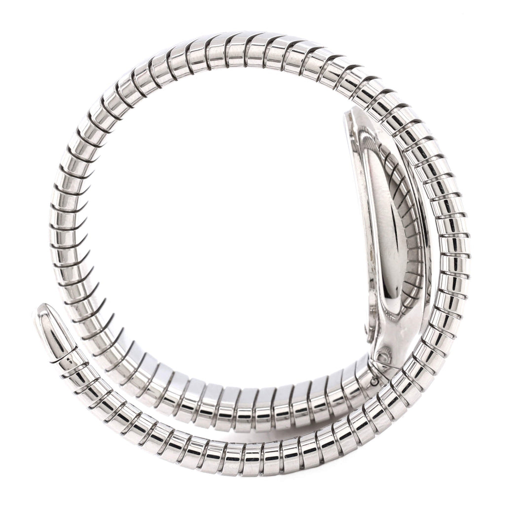 Serpenti Tubogas Single Spiral Quartz Watch Stainless Steel 23