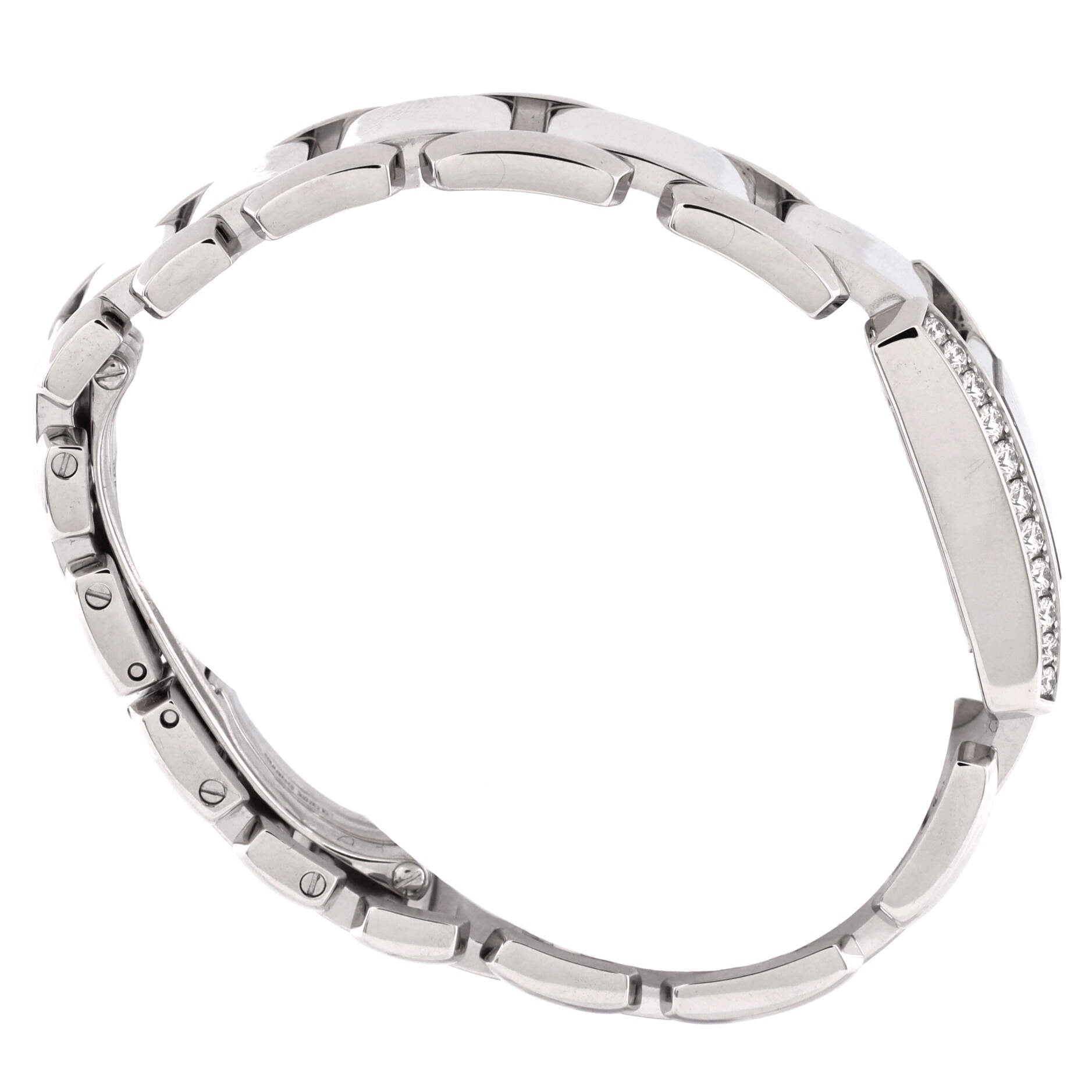 Tankissime Quartz Watch White Gold with Diamond Bezel 16