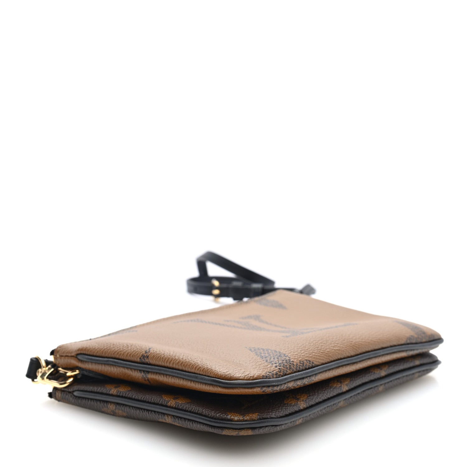Reverse Monogram Giant Double Zip Pochette