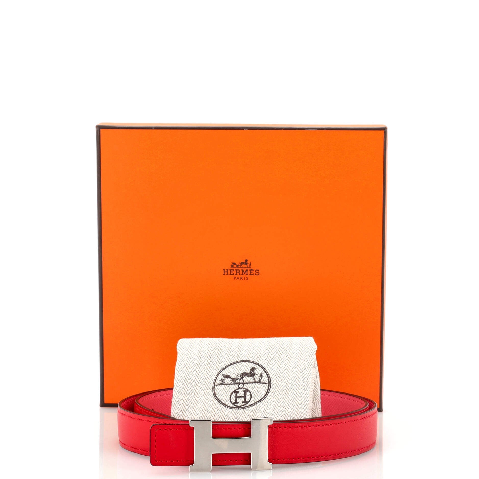 Constance Reversible Belt Leather Thin 80