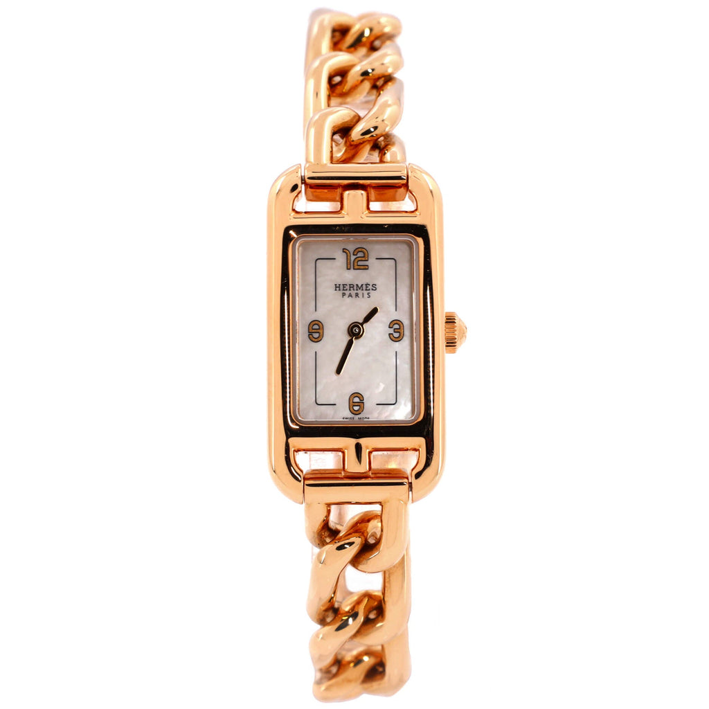 Nantucket Quartz Watch Rose Gold with Mother of Pearl 17