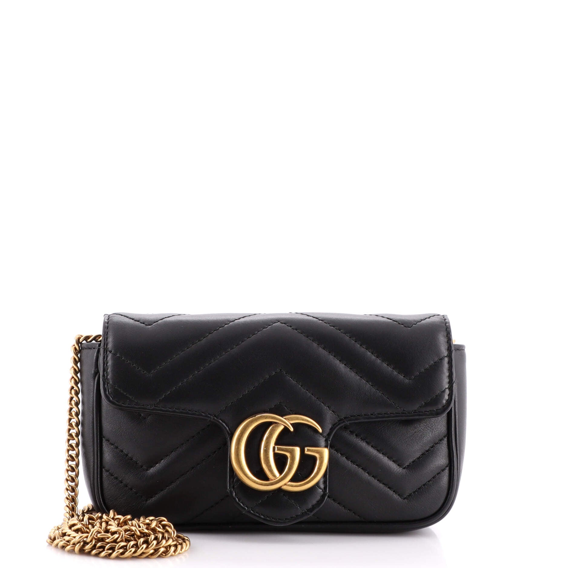 GG Marmont Flap Bag Matelasse Leather Super Mini