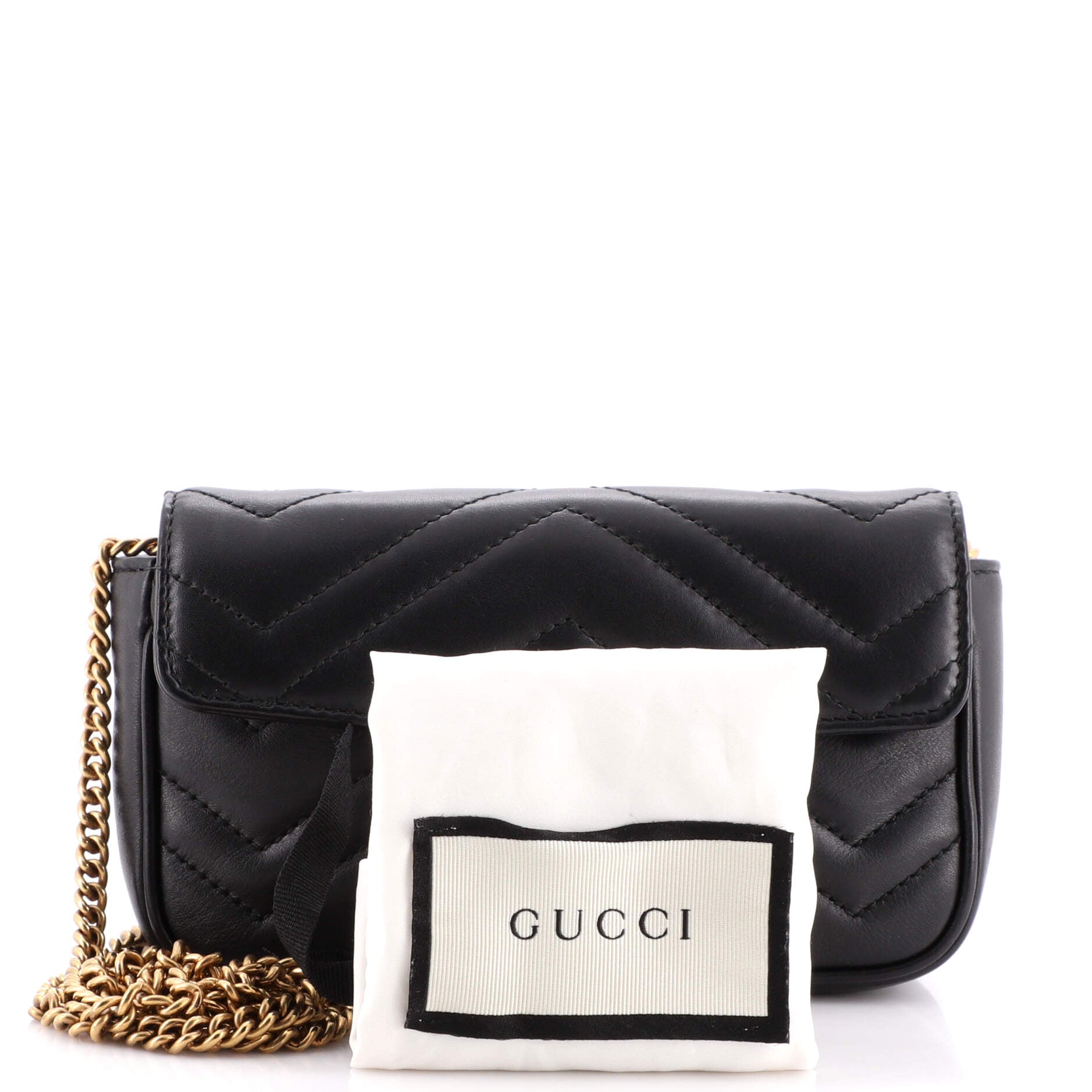 GG Marmont Flap Bag Matelasse Leather Super Mini
