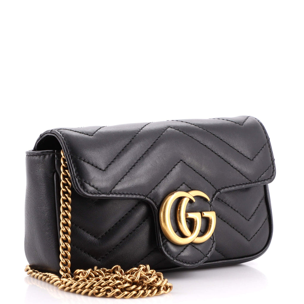 GG Marmont Flap Bag Matelasse Leather Super Mini