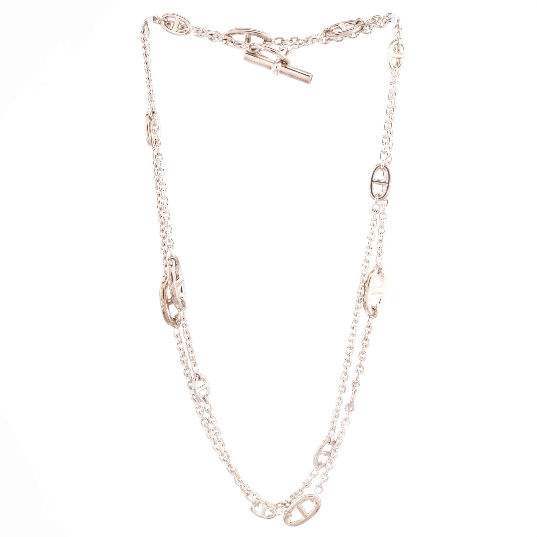 Farandole Long Necklace Sterling Silver 120