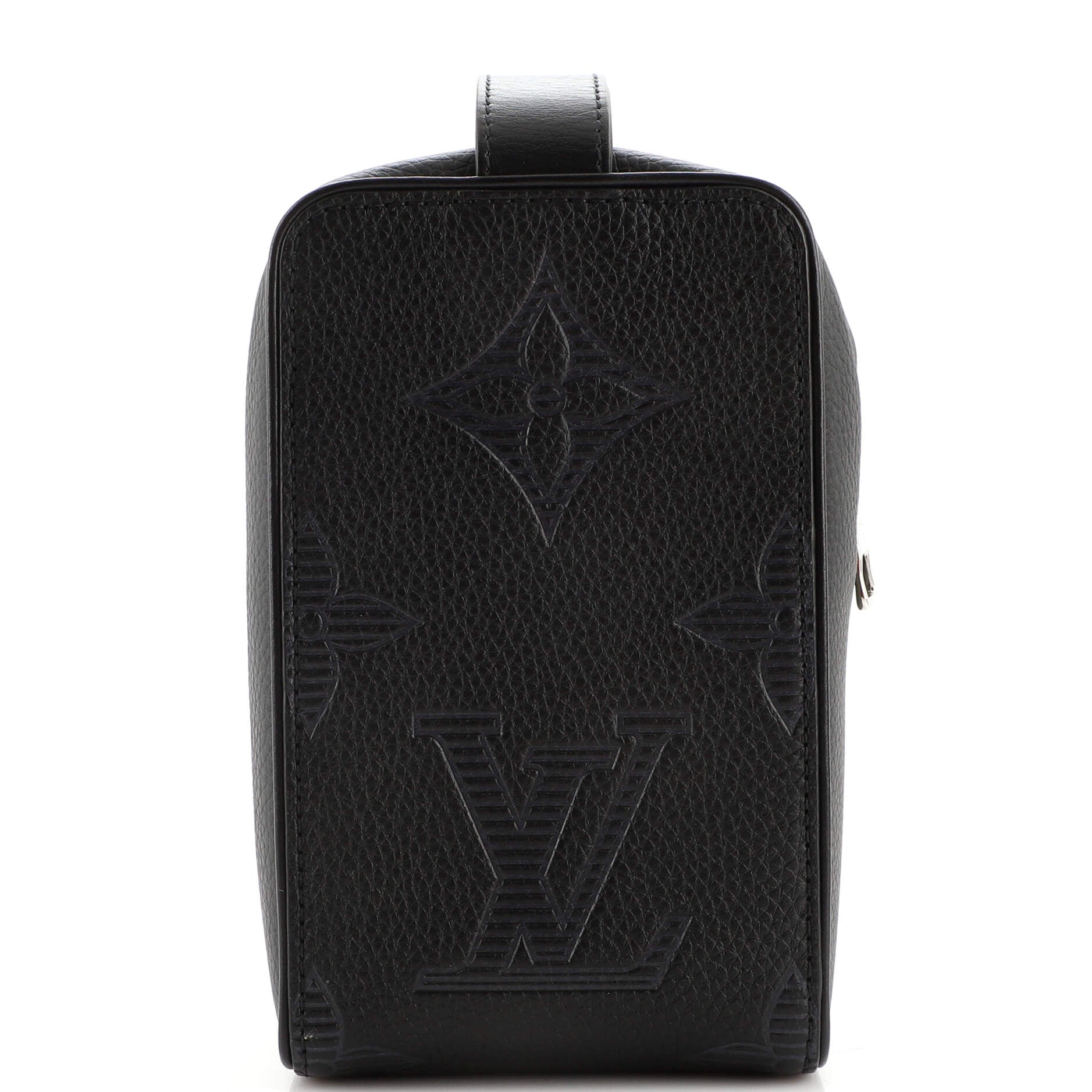 Wash Pouch Taurillon Shadow Leather