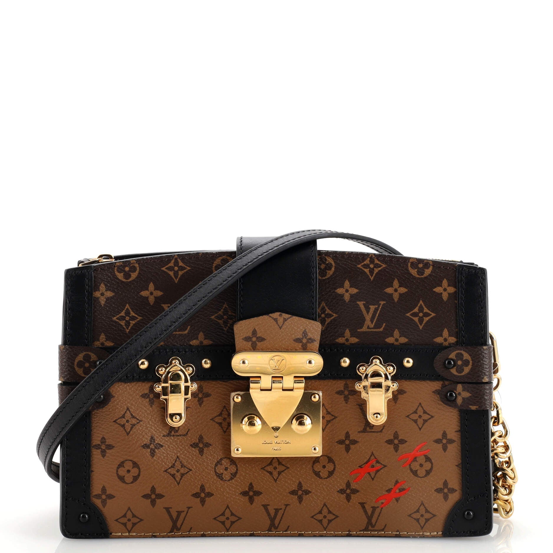 Trunk Clutch Reverse Monogram Canvas