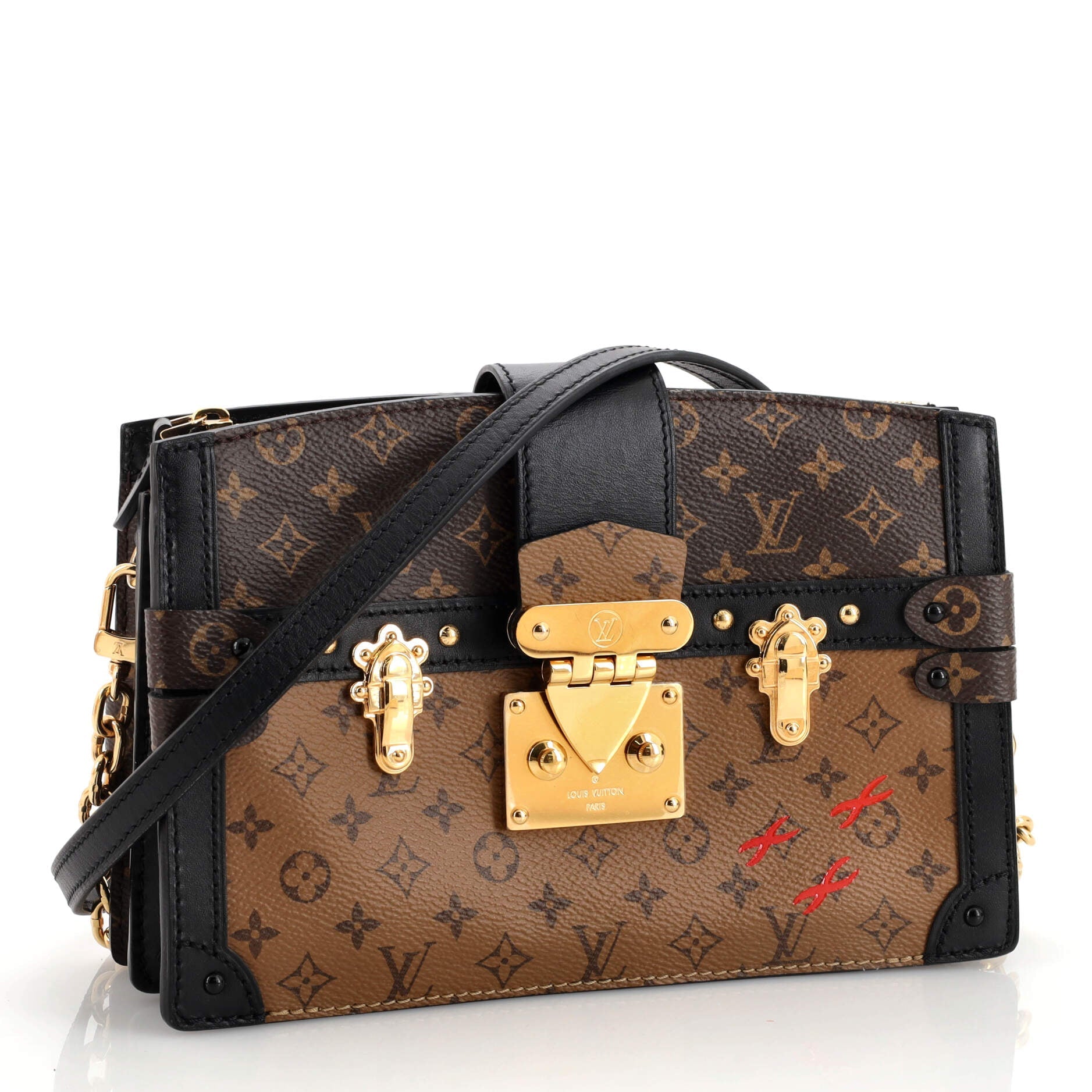 Trunk Clutch Reverse Monogram Canvas