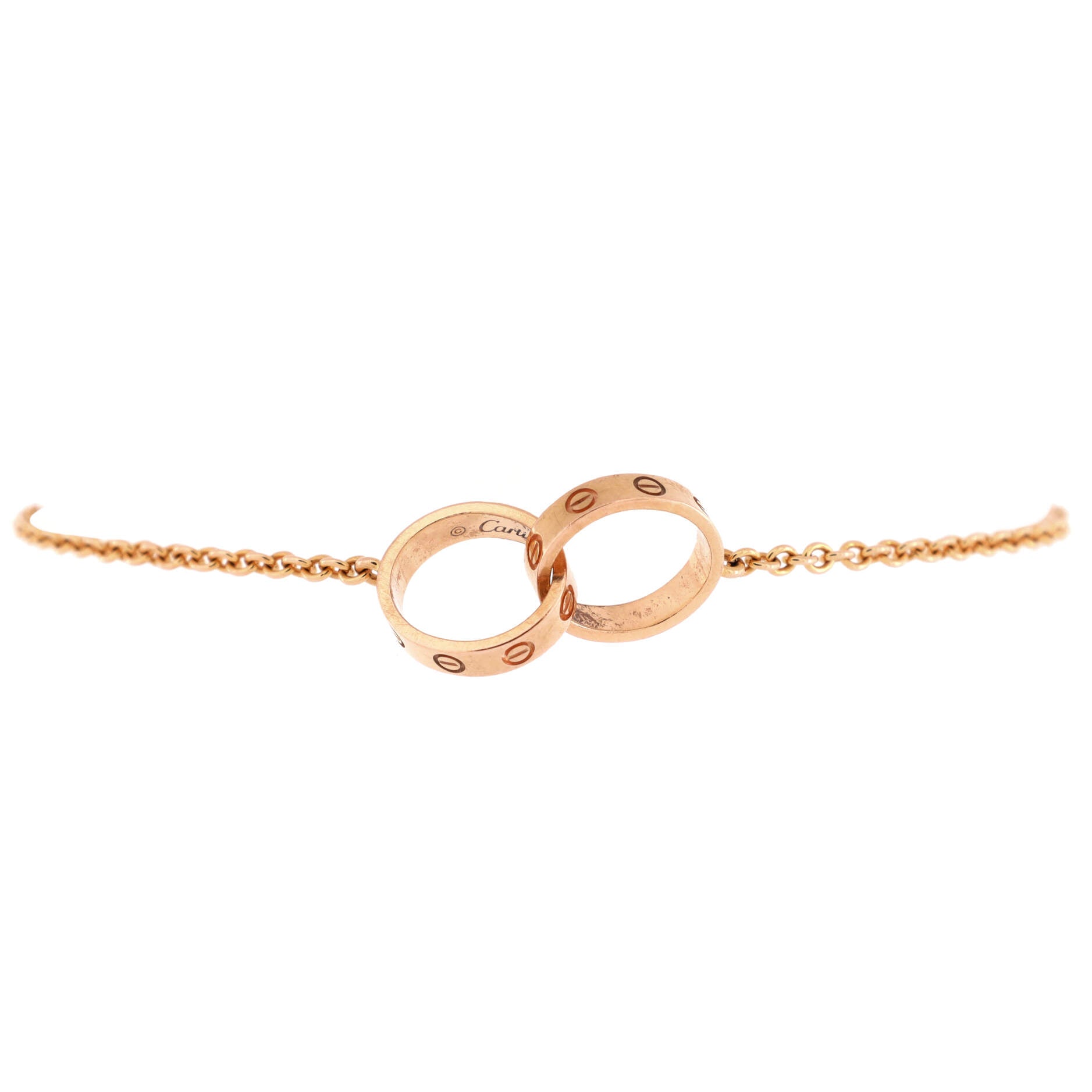 Love Interlocking Bracelet 18K Rose Gold