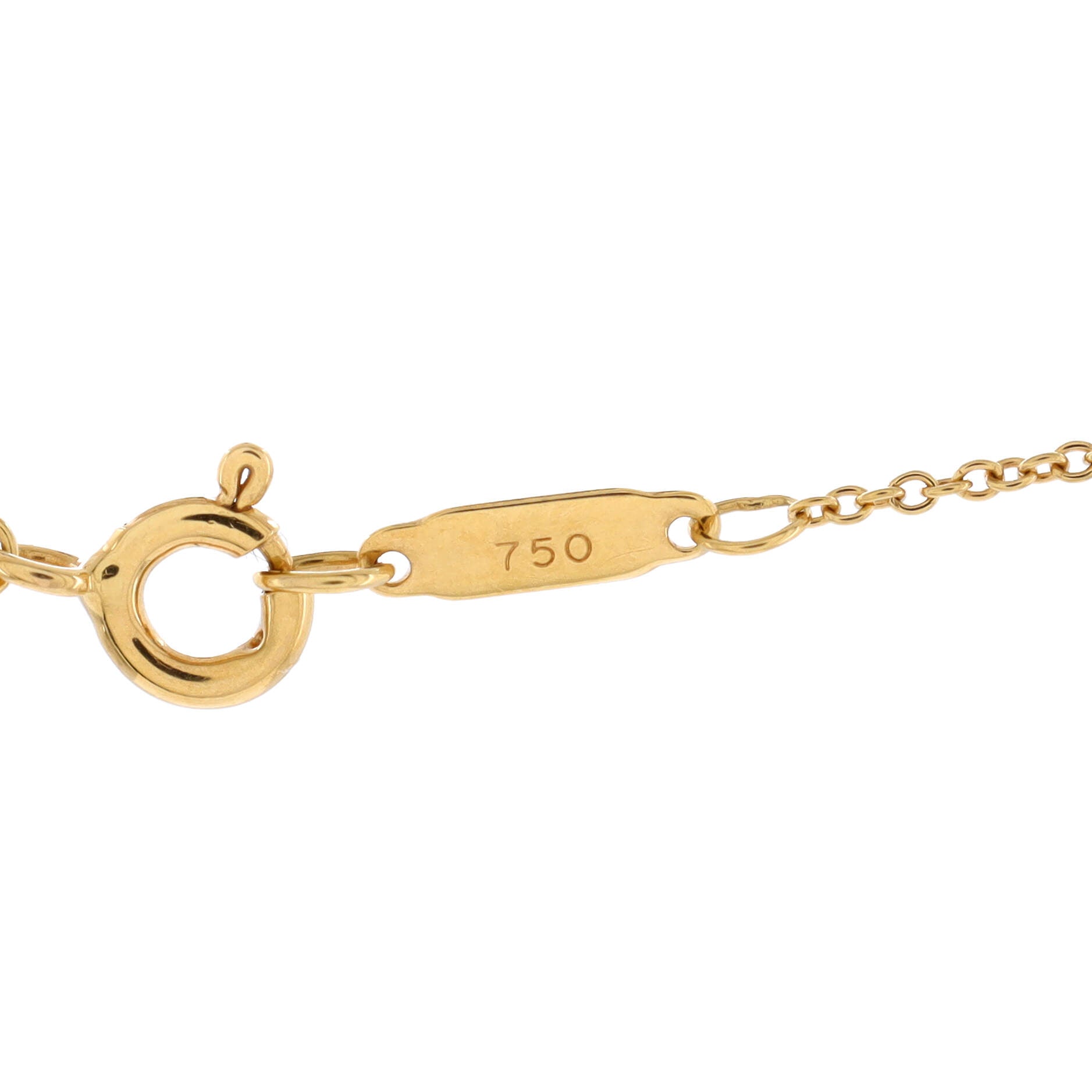Flower Pendant Necklace 18K Yellow Gold with Diamonds